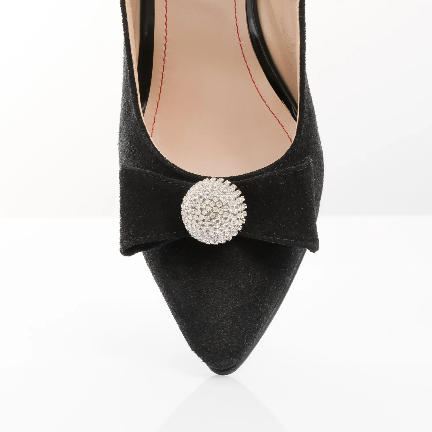 Catinca Shoes D51 NA sandale dama piele antilopa negru