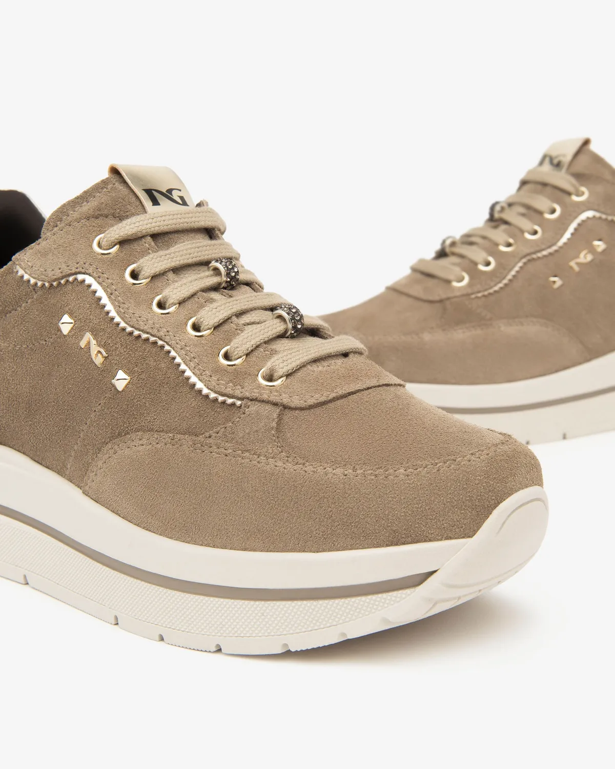 NeroGiardini sneakers dama piele intoarsa