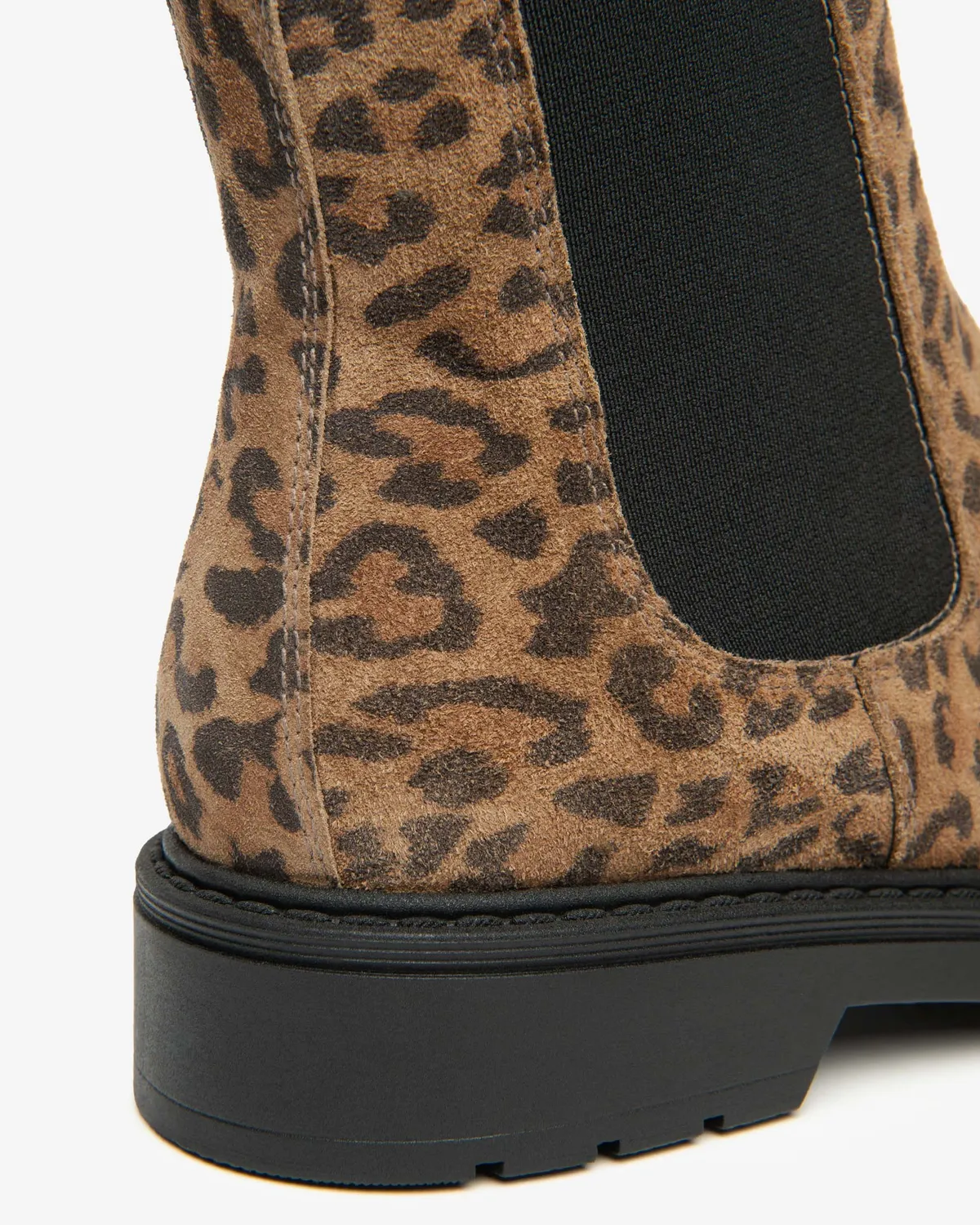 NeroGiardini botine chelsea piele intoarsa dama print