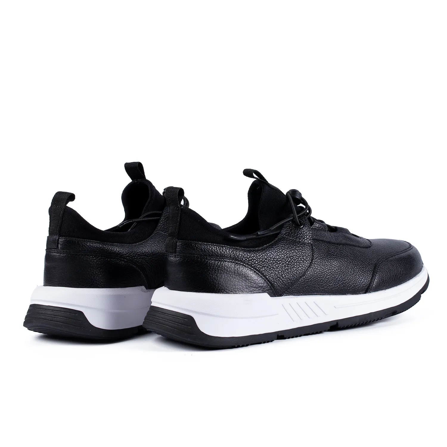 Lucas Shoes 520 sneakers piele negru bizon