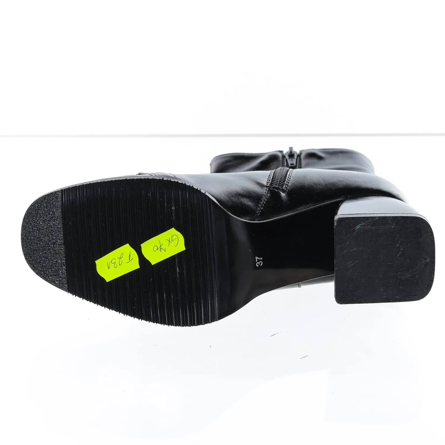 Catinca Shoes Negru Box GX70 NB ghete piele negre