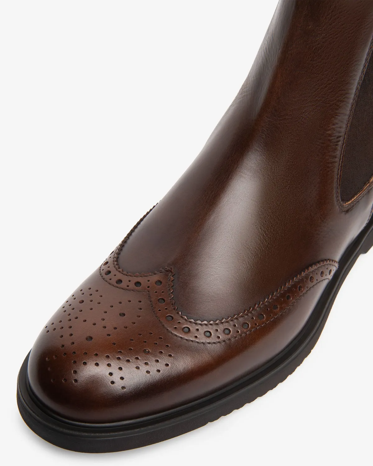 NeroGiardini ghete Chelsea barbati piele brogue