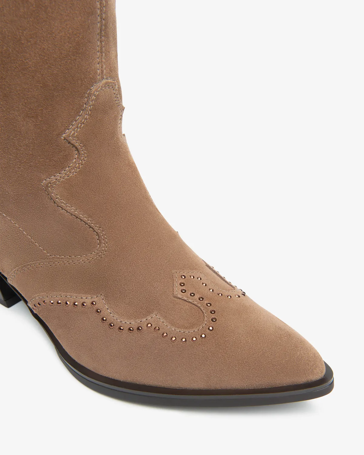 NeroGiardini cizme cowboy dama toc 50 mm iarna