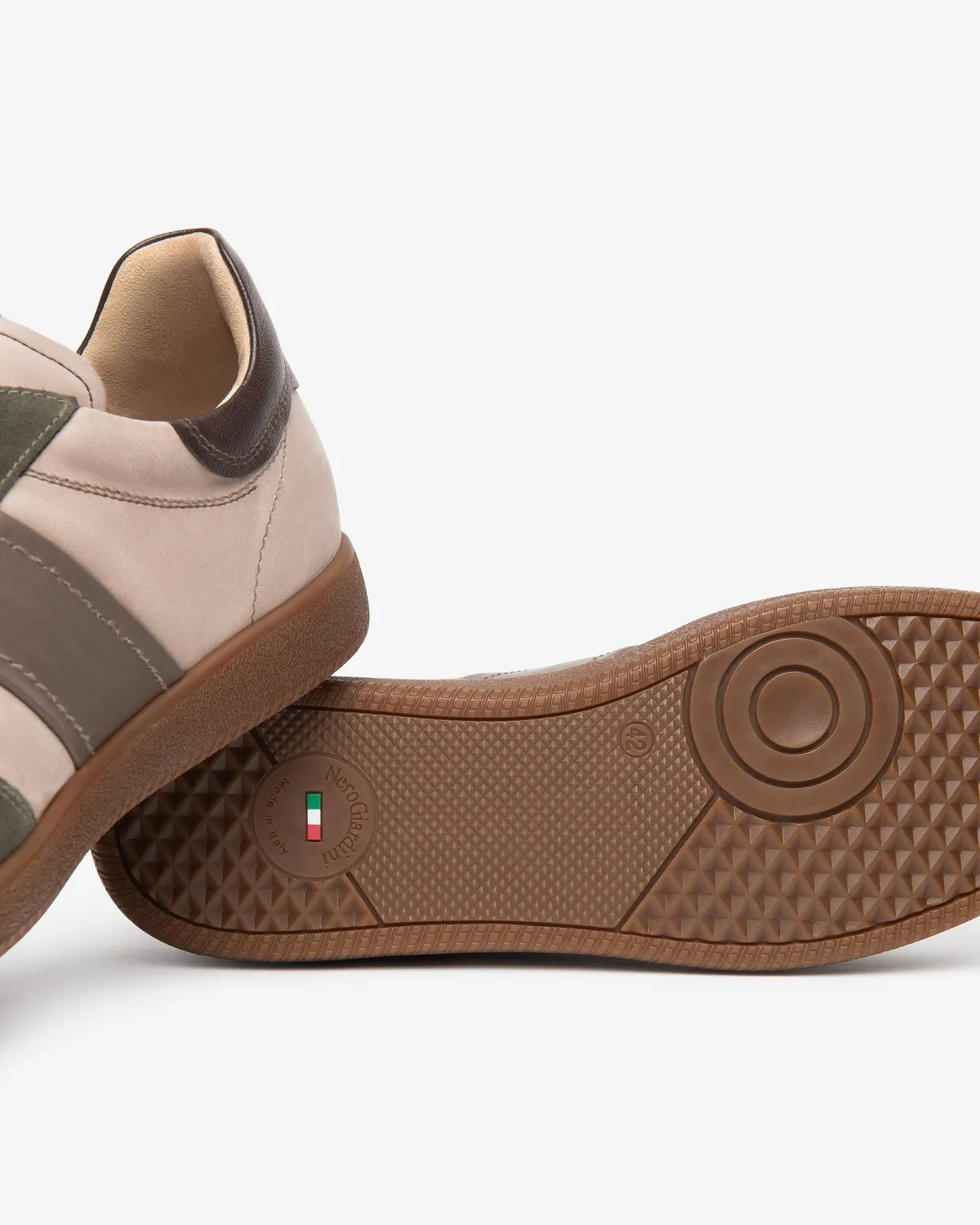 NeroGiardini sneakers piele barbati cu siret eleganti