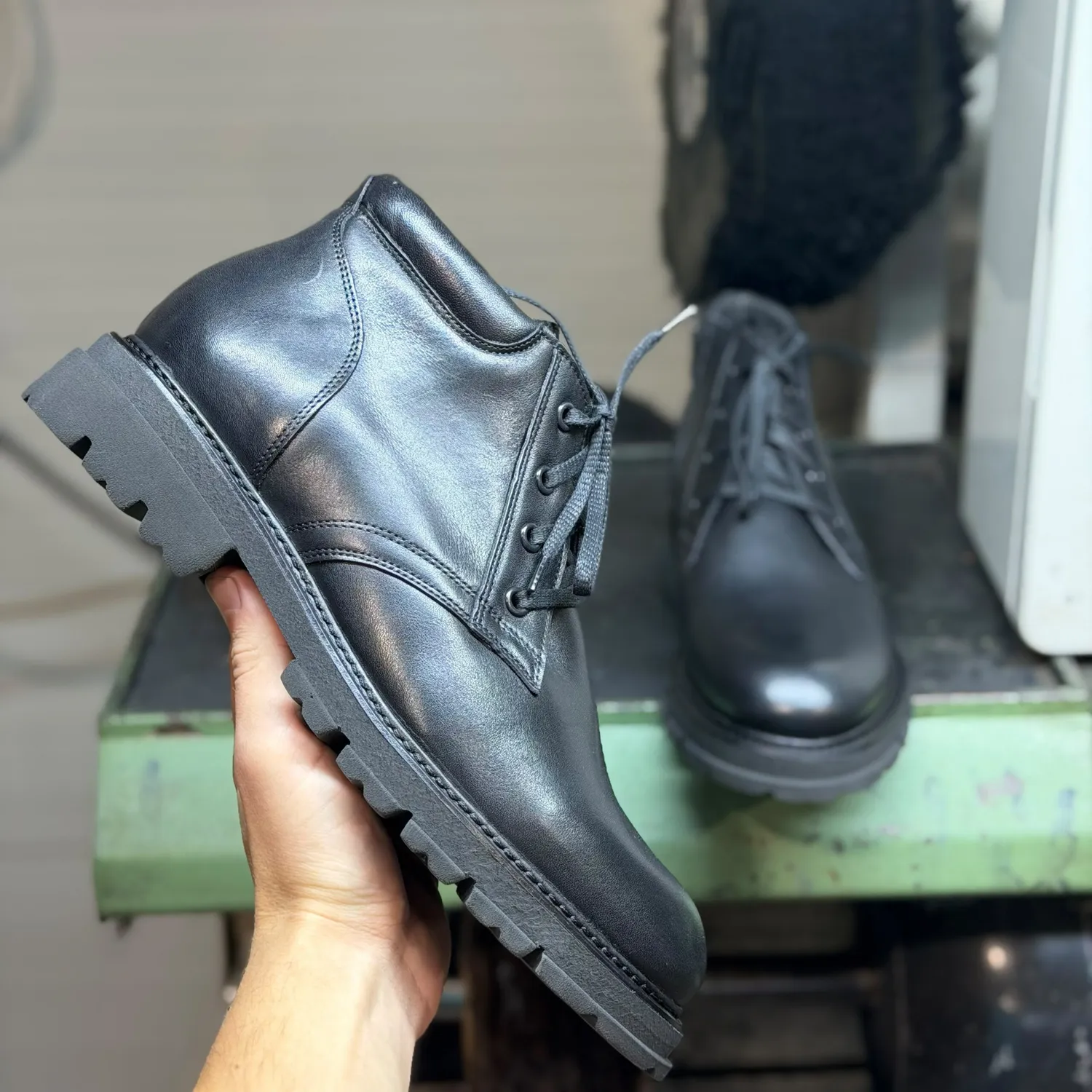 Ghete bărbați Lucas Shoes 390 Negru Box piele