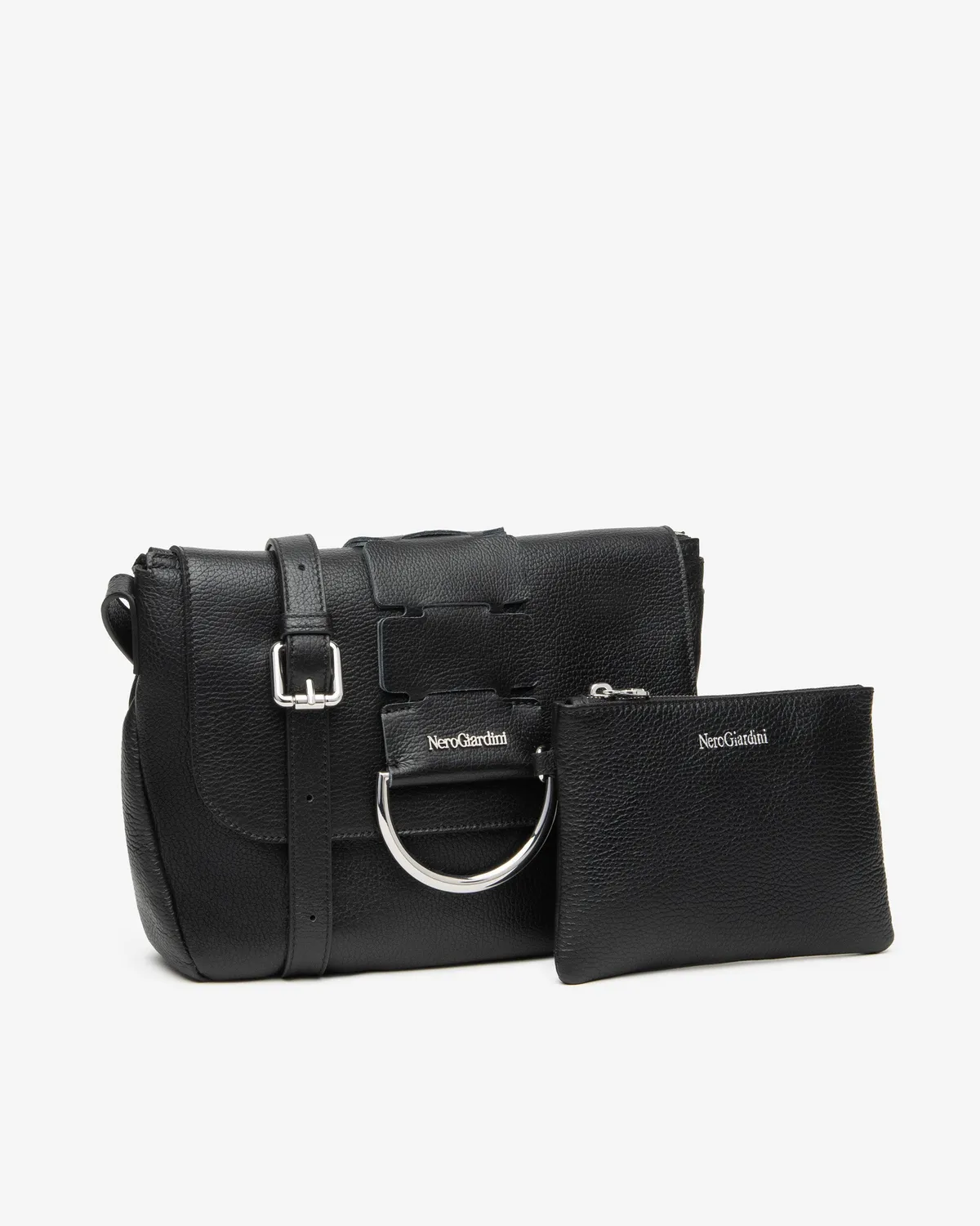 NeroGiardini Geantă crossbody piele damă elegantă