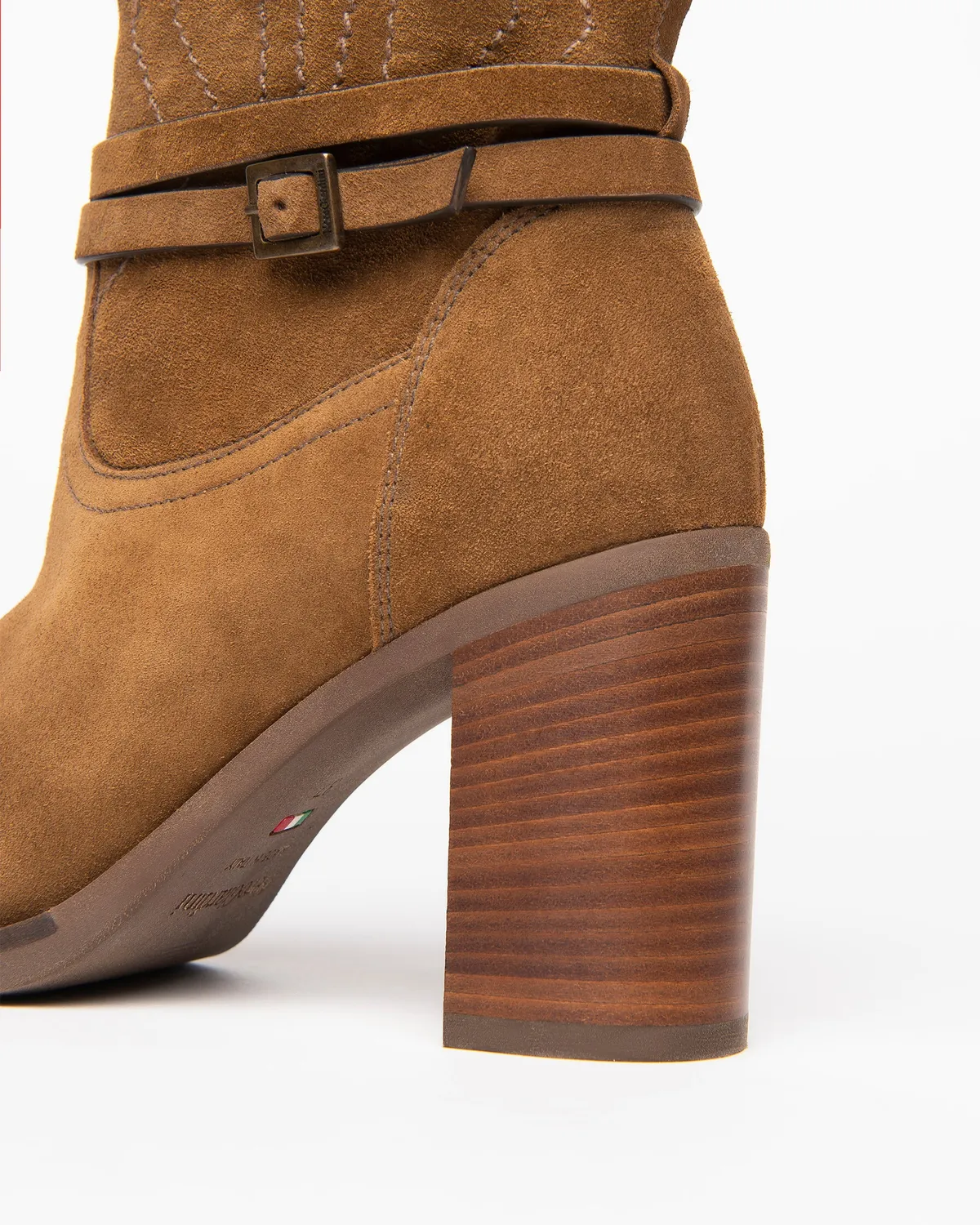 NeroGiardini botine piele dama cowboy toc 8.5 cm