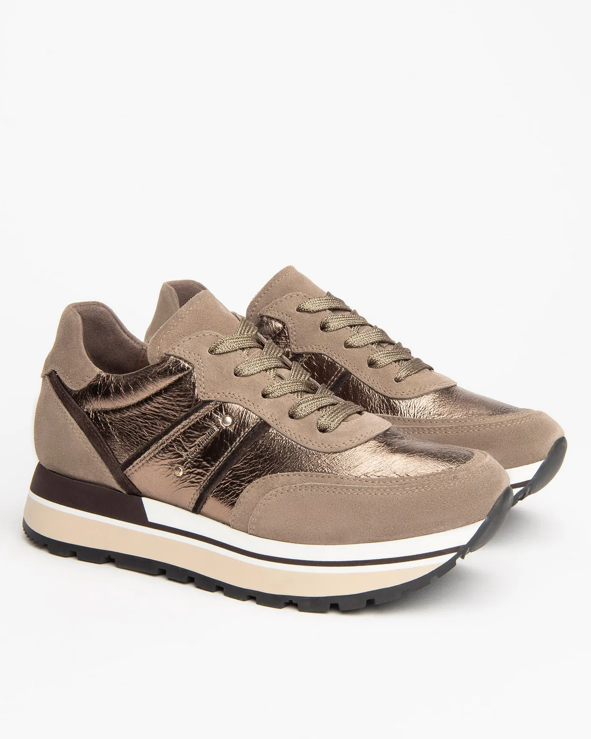 NeroGiardini sneakers piele damă piele întoarsă