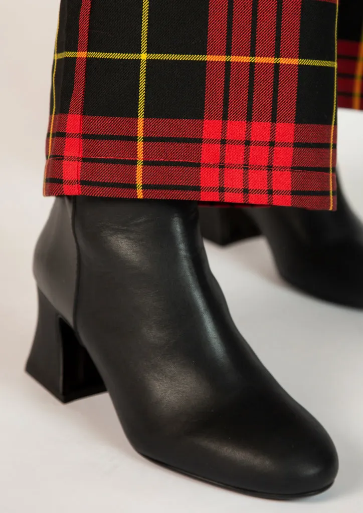Flagelus The D’Orsey Double Black botine piele