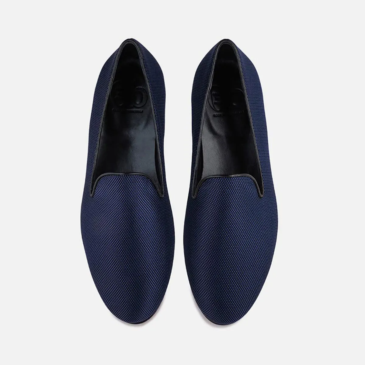 Cecilia Bringheli Positano pantofi slip-on material albastru
