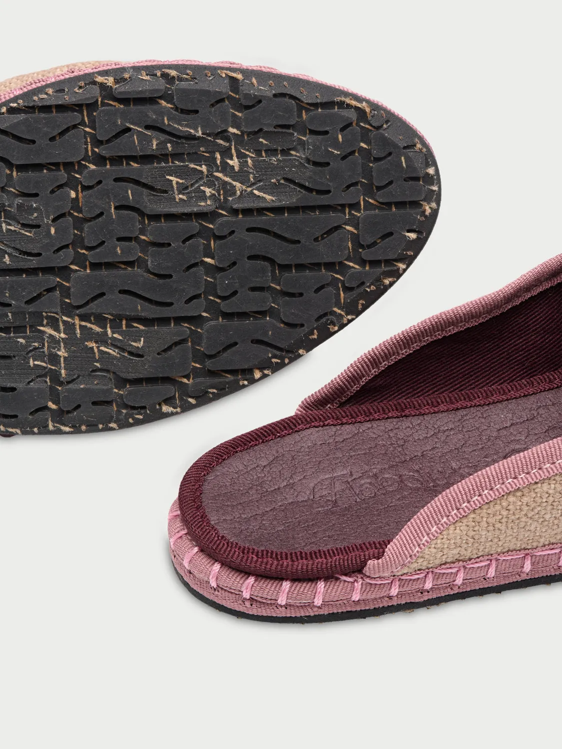 Flagelus Bruna pantofi in bej Linen Beige