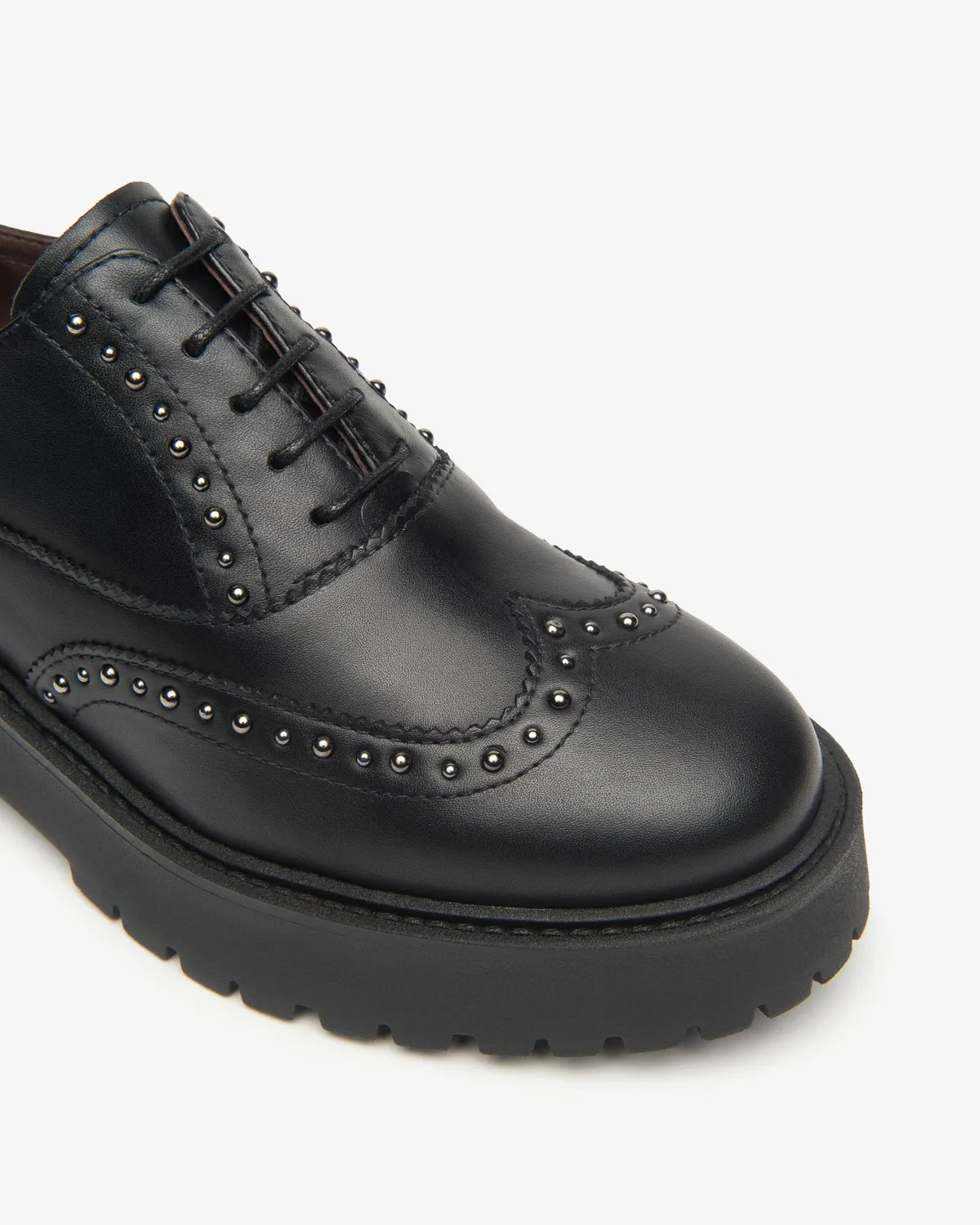 NeroGiardini pantofi dama piele cu siret oxford