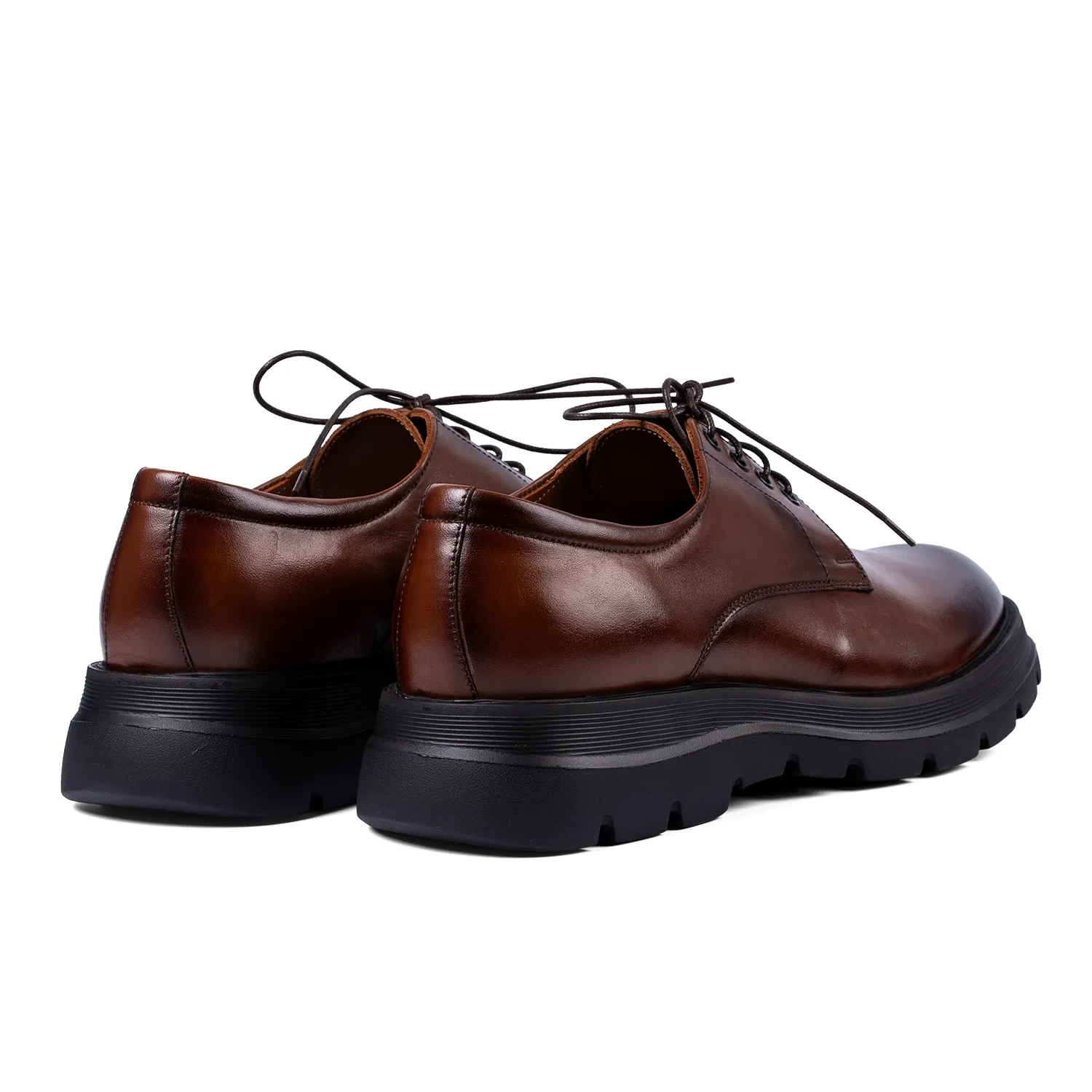 Lucas Shoes Casual 346 1009 pantofi coniac piele