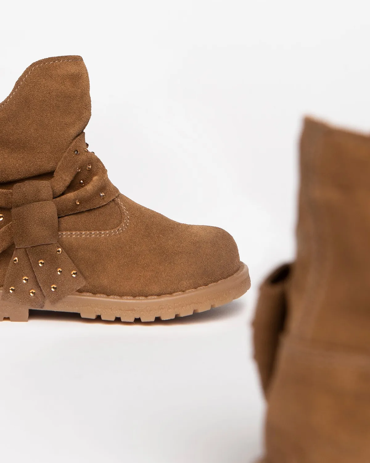 NeroGiardini Botine Bebe Fete Piele Intoarsa Usoare