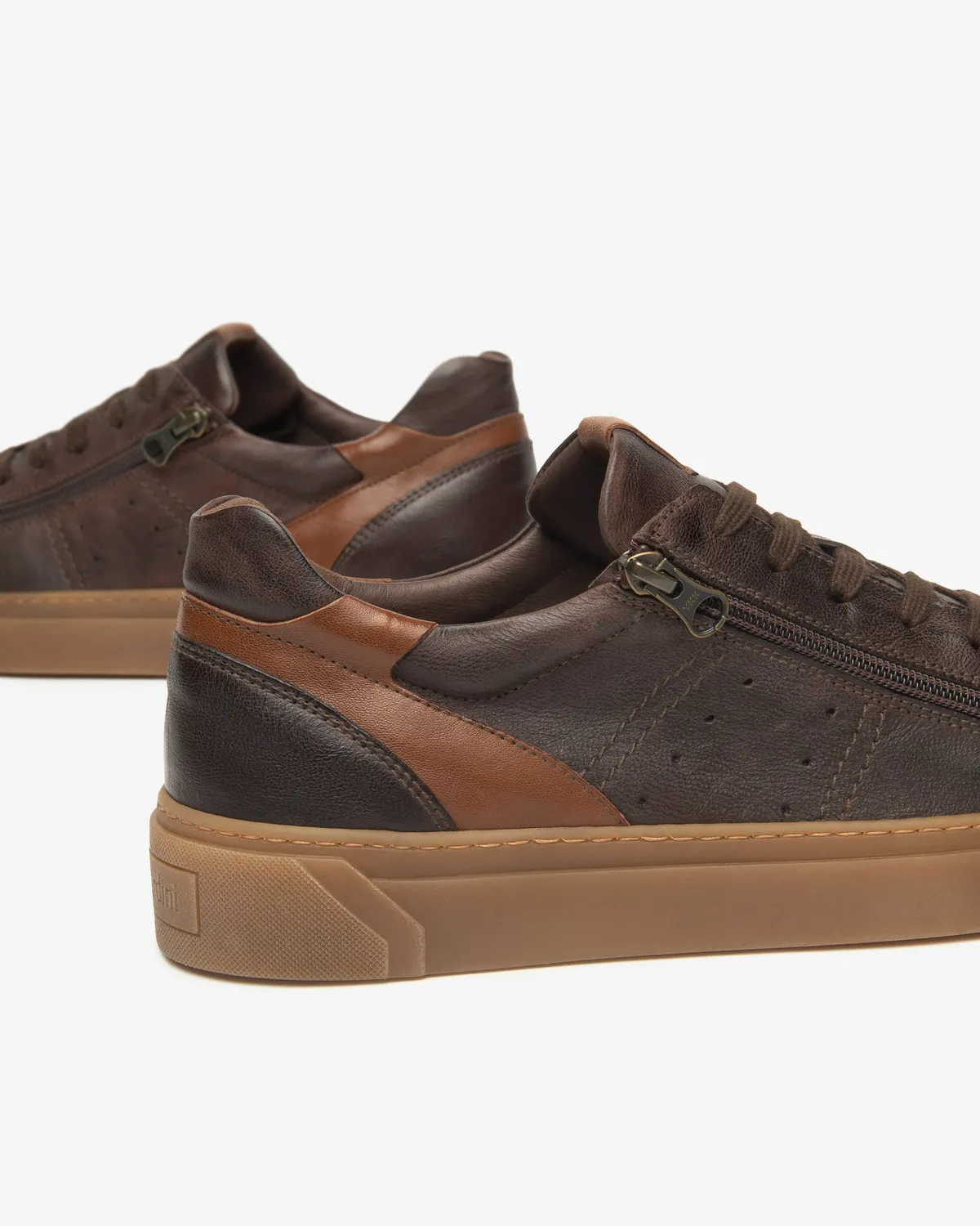 NeroGiardini sneakers barbati piele cu branț memory