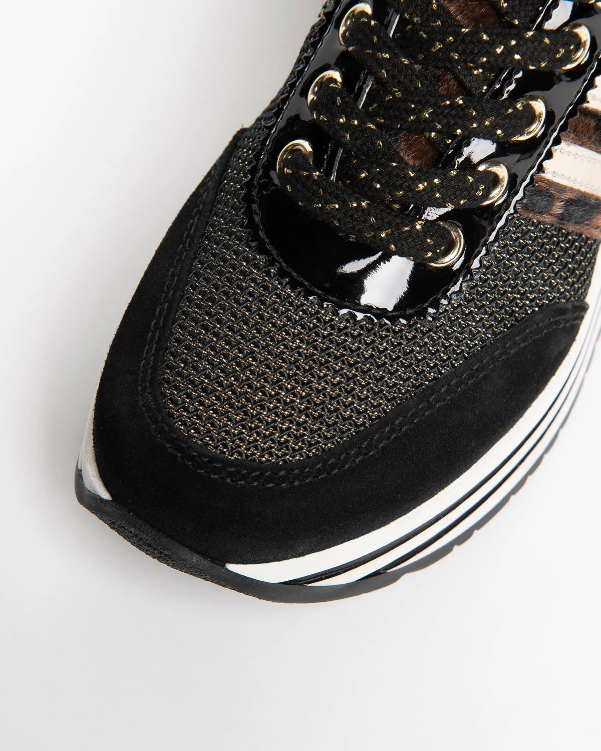 NeroGiardini Teens sneakers piele intoarsa fete sclipici 31-39