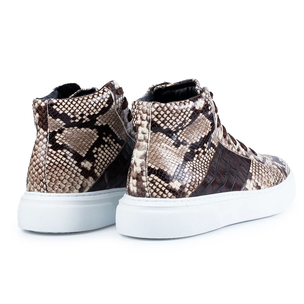 Lucas Shoes Ghete 855 ghete maro croco piele