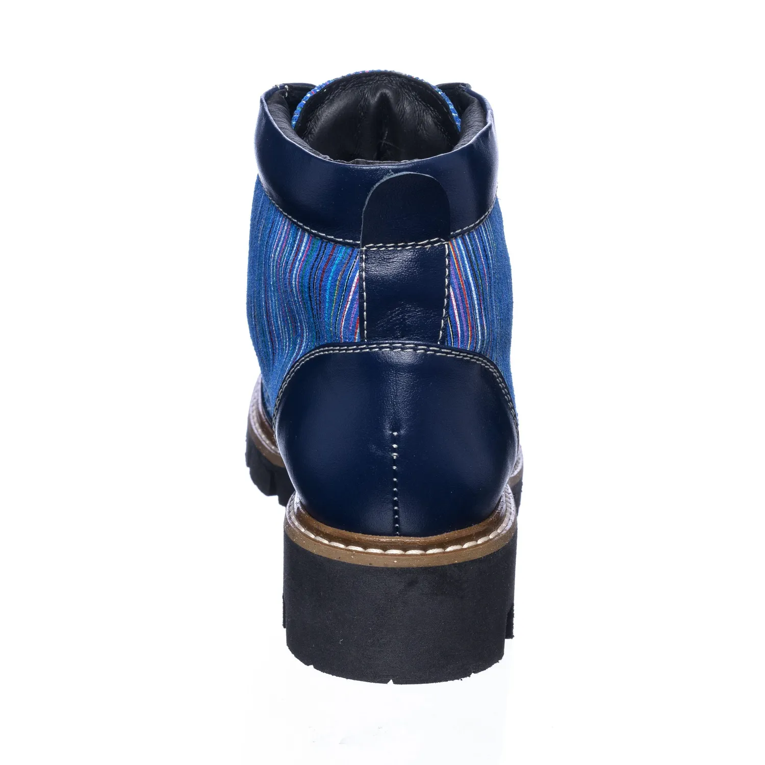Catinca Shoes BC28 bocanci dama piele naturala albastru