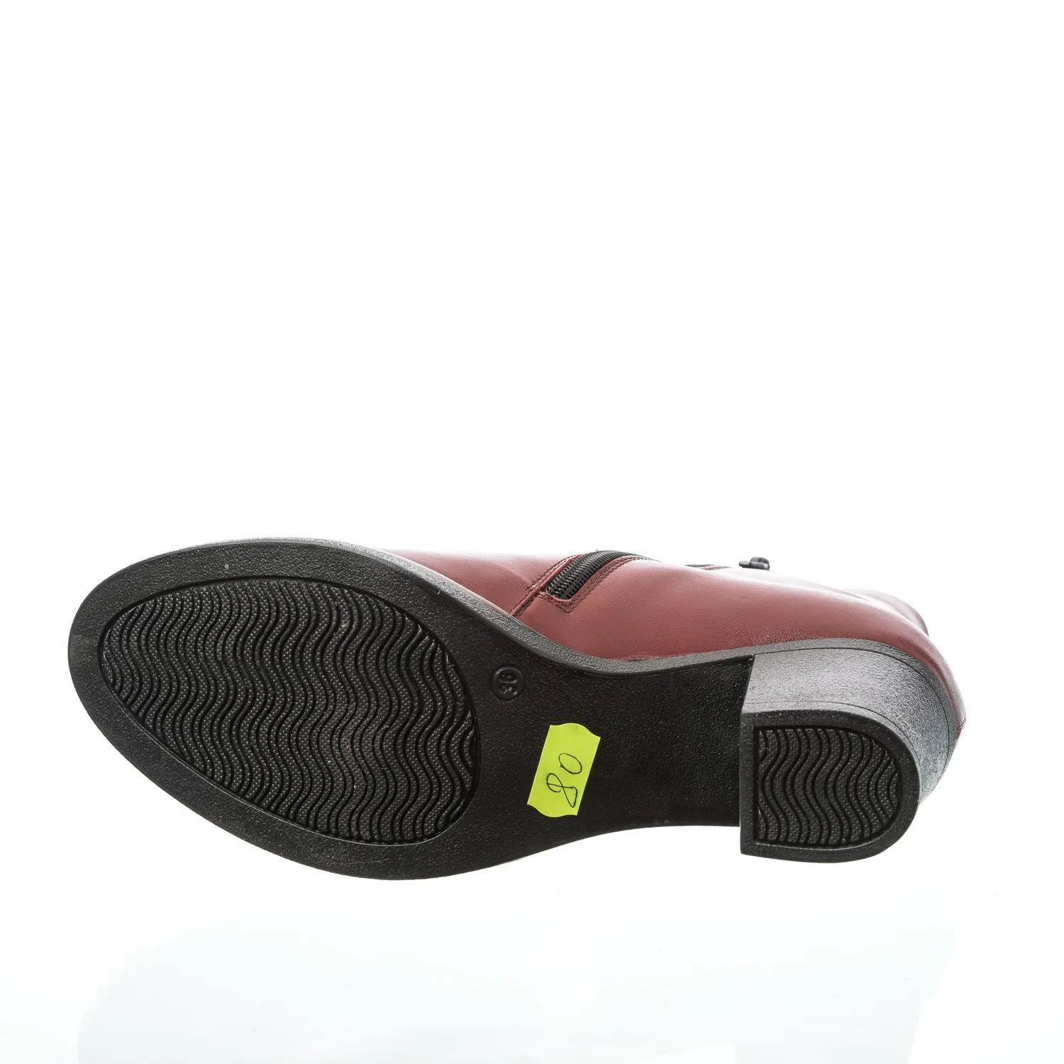 Catinca Shoes 80 BBC ghete dama piele bordo croco