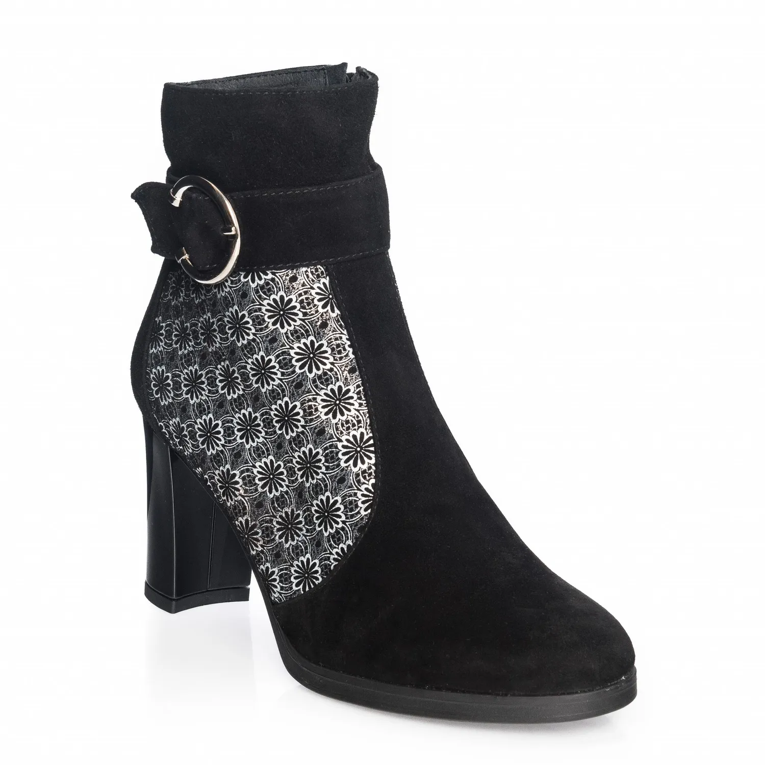Catinca Shoes GX25 NAF ghete dama negre piele naturala