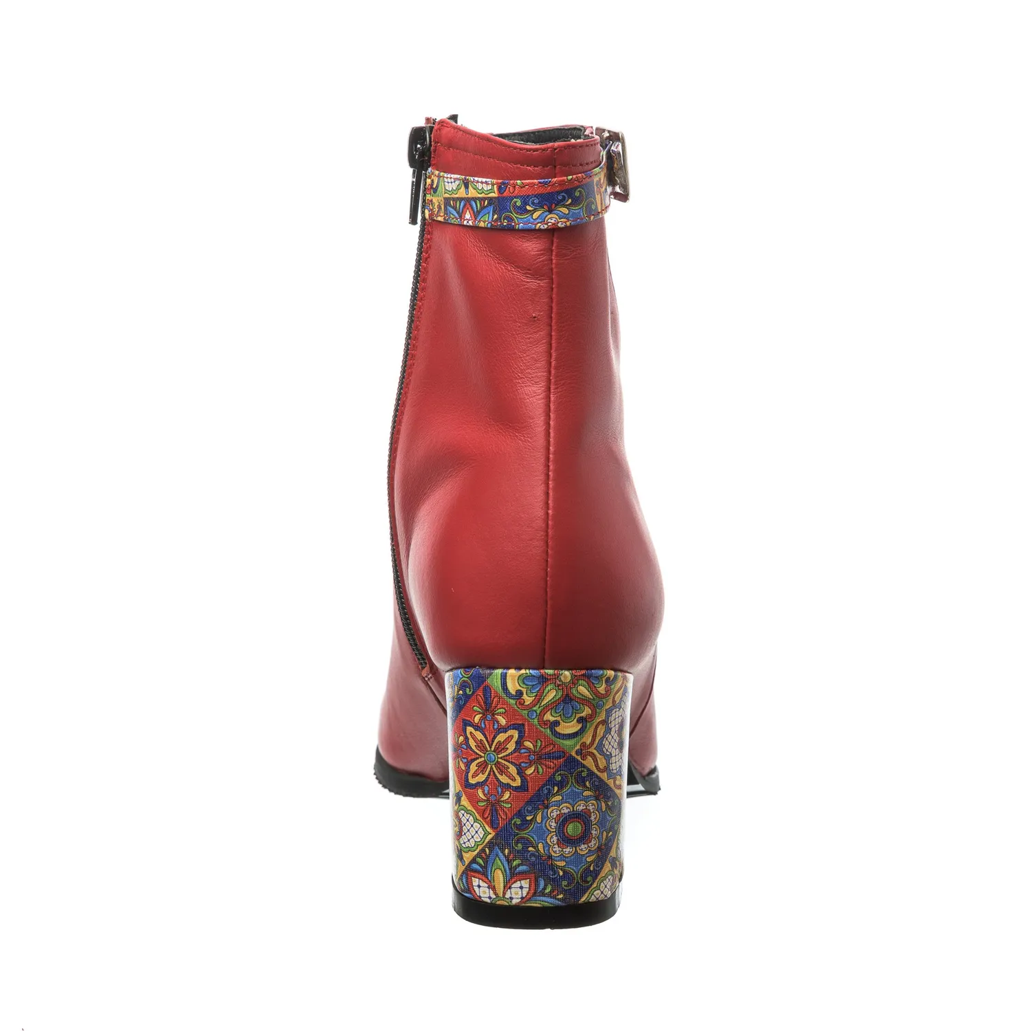 Catinca Shoes GX43 RBM3D ghete dama piele rosu