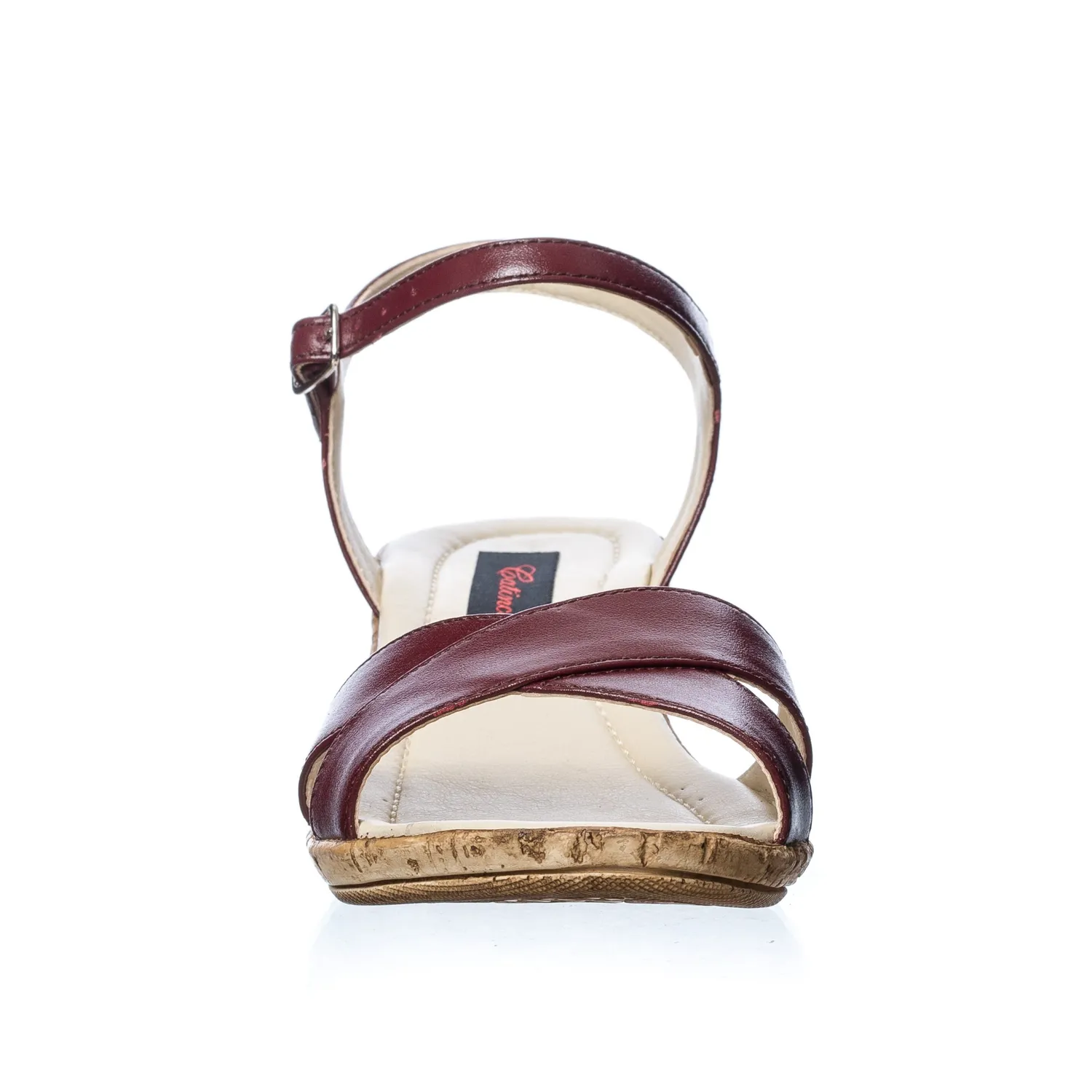Catinca Shoes SP4 BO sandale damă piele bordo