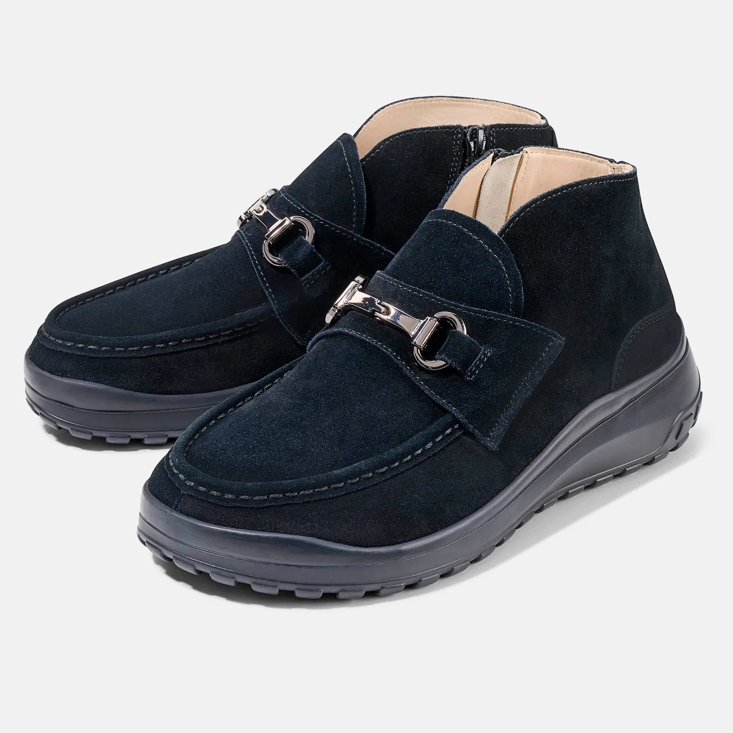 Bär Ela mocasini damă bej piele tip ghetă