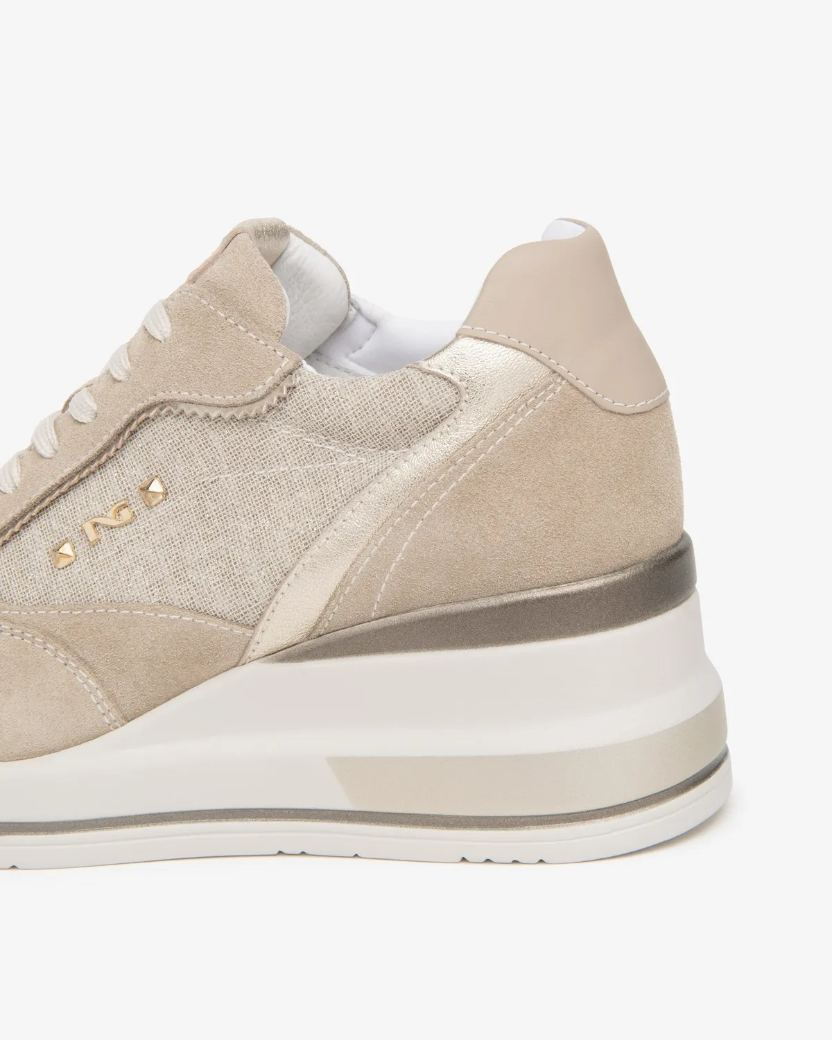 NeroGiardini Sneakers Dama Piele Textil Vara