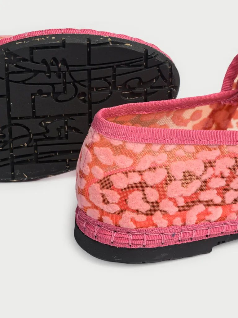 Flagelus Pierre Leopard Pink balerini roz leopard