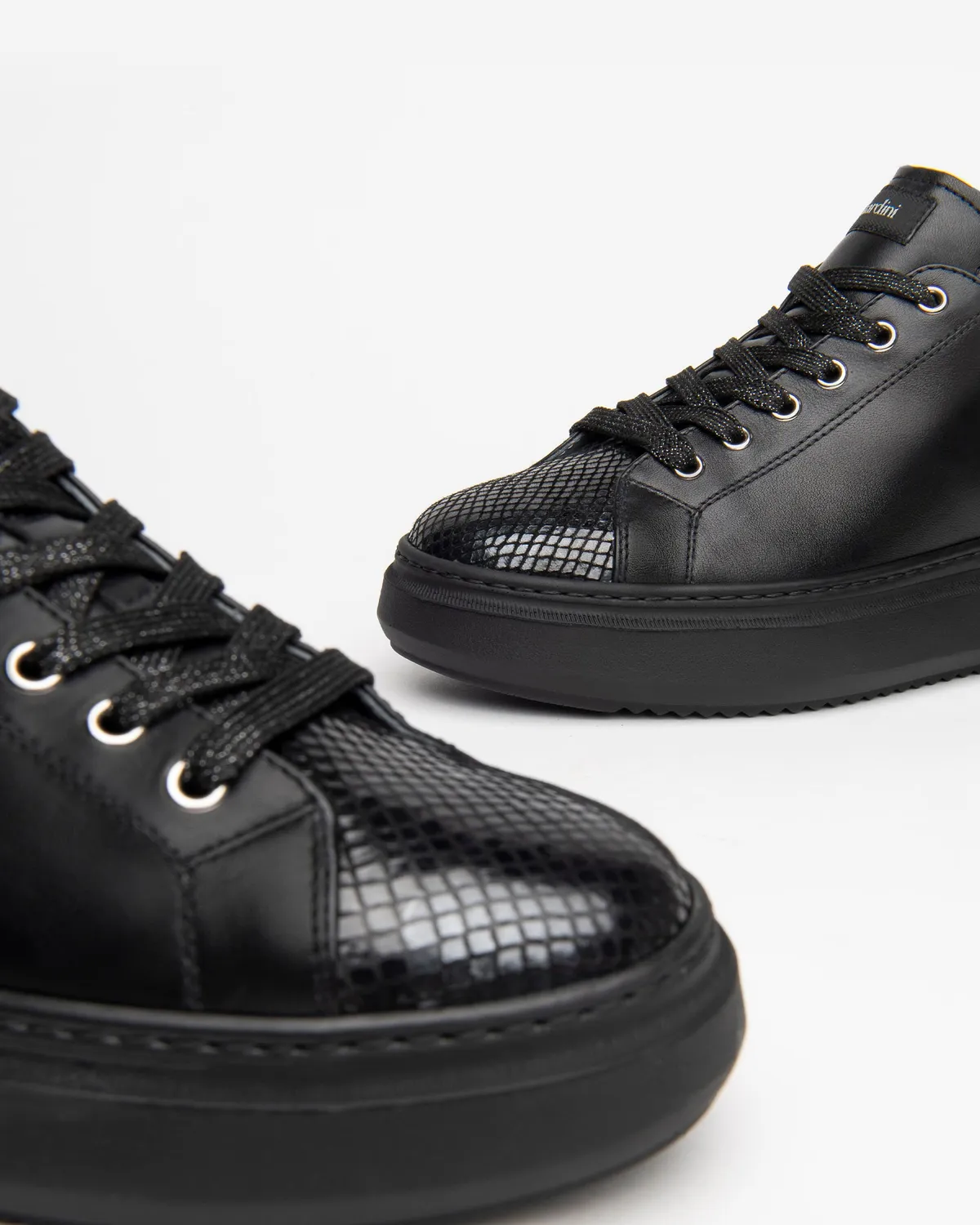 NeroGiardini sneakers piele dama platforma animal print