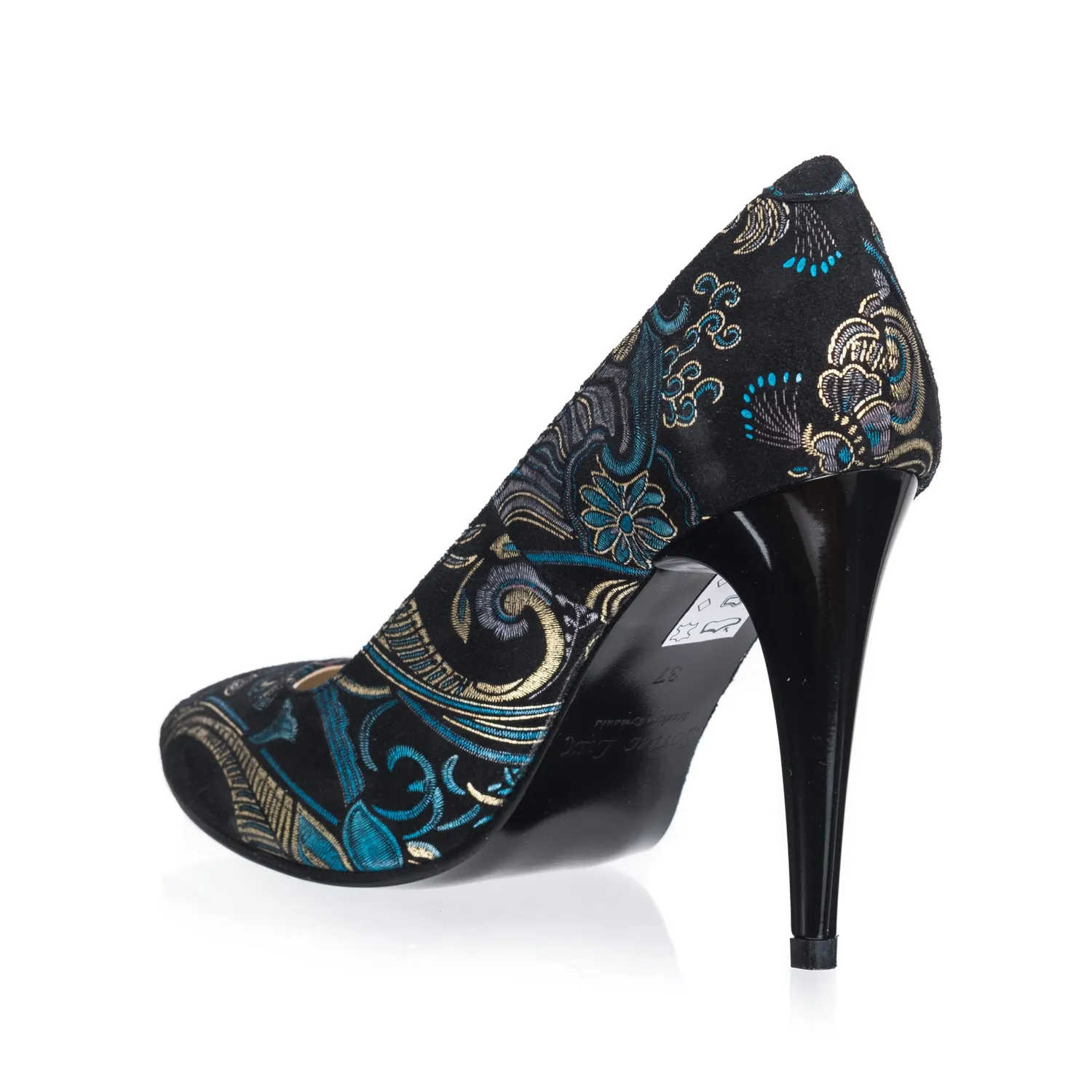 Catinca Shoes 2691 pantofi stiletto dama piele negru