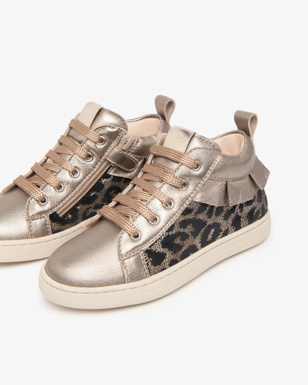 NeroGiardini Sneakers Piele Fetite 25-30 Animal Print