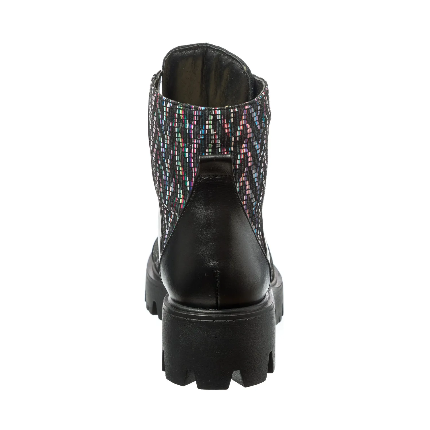 Catinca Shoes BC20 NBZZ bocanci dama piele negru zig-zag