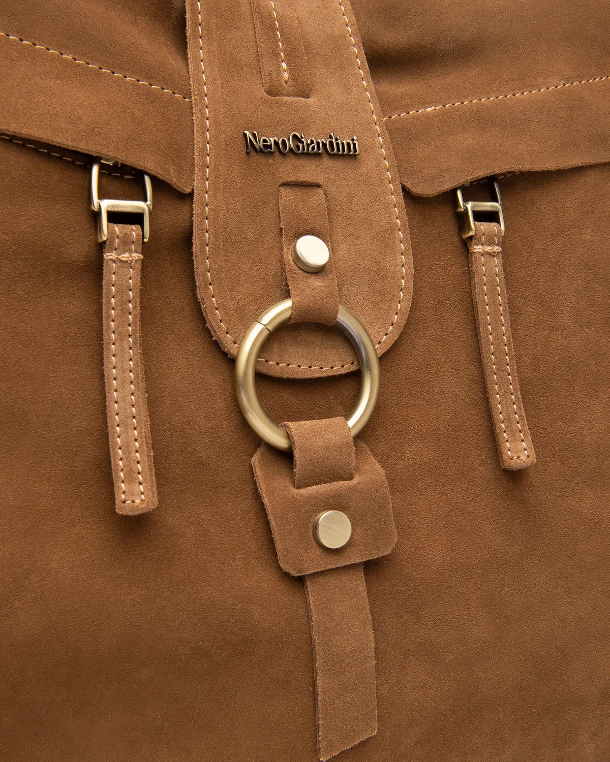 NeroGiardini shopper piele intoarsa dama cu husa
