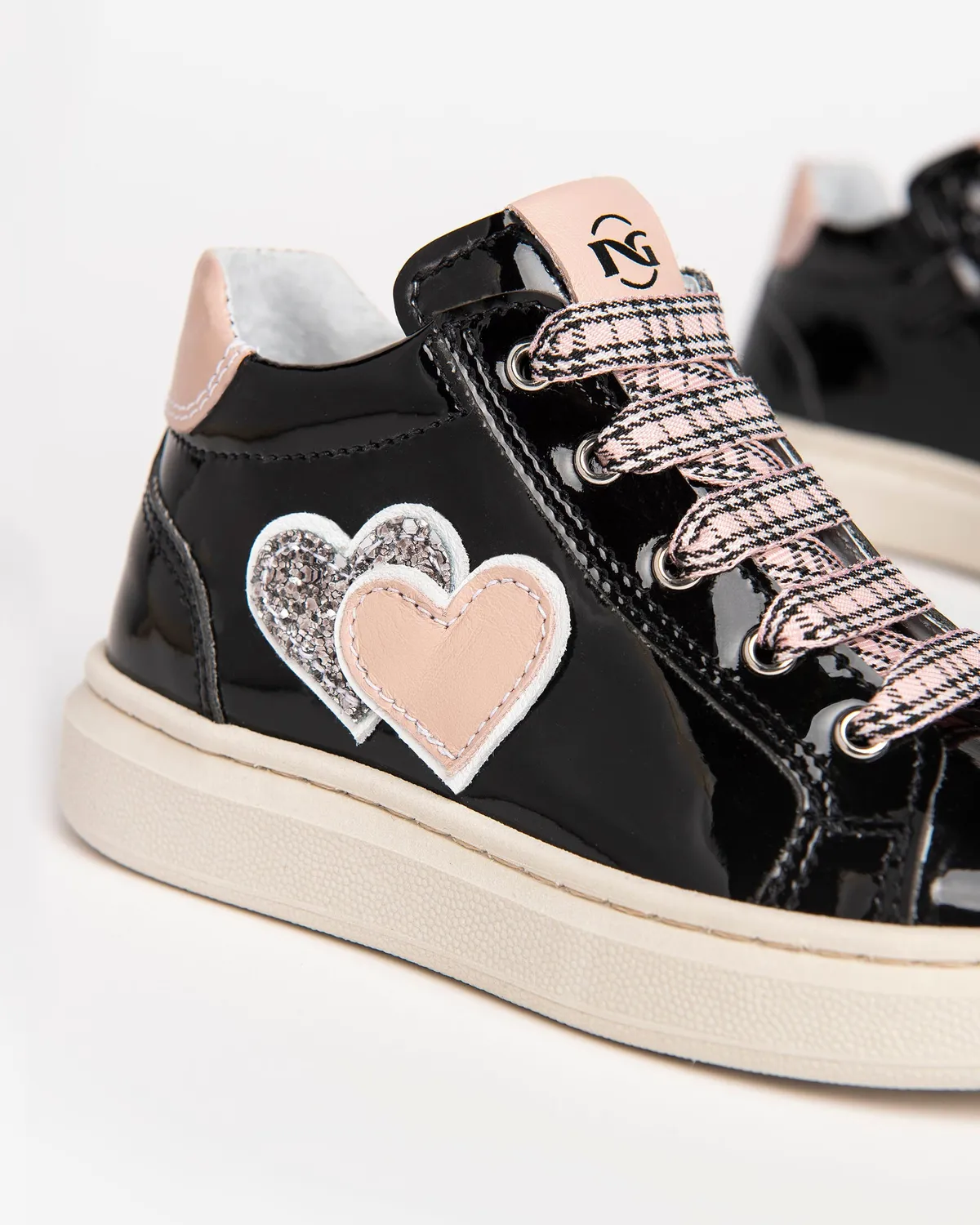 NeroGiardini sneakers fete piele ușori velcro