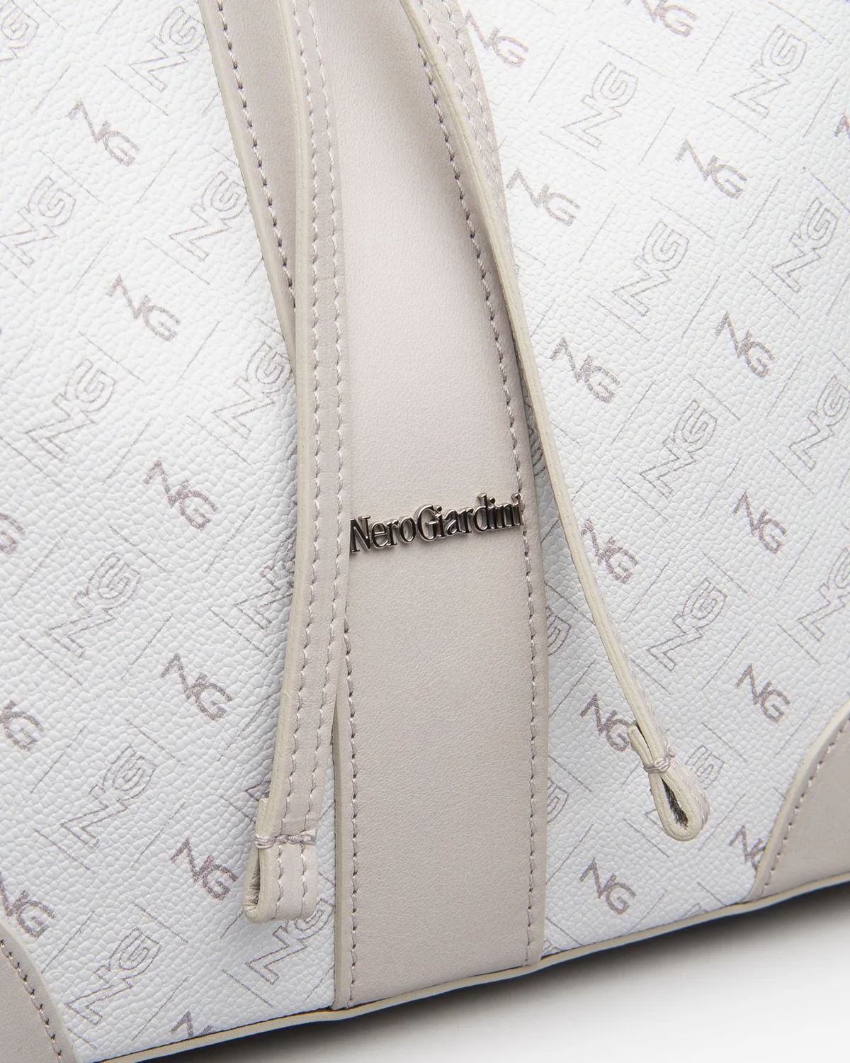 NeroGiardini geanta piele tip sac cu monograma