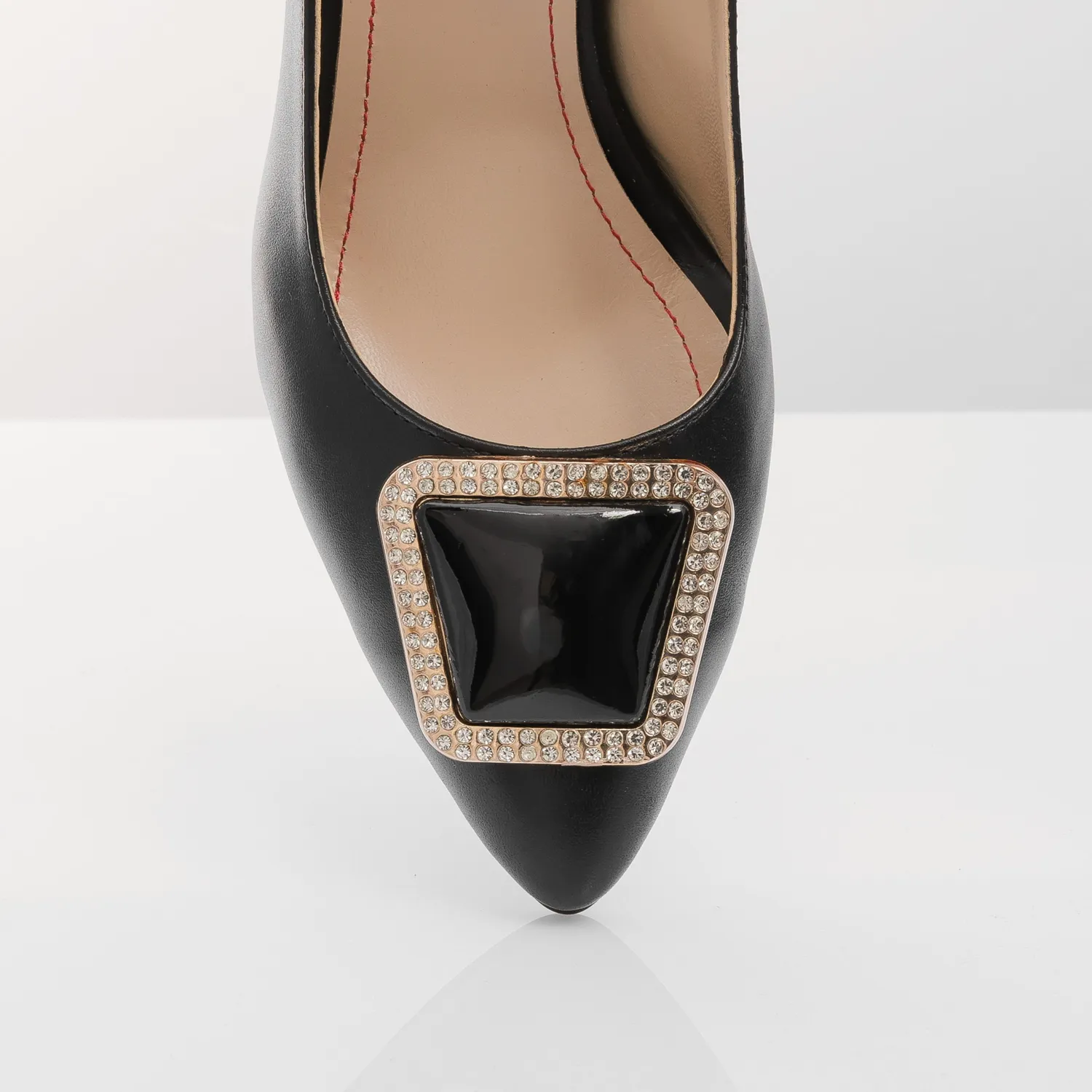 Catinca Shoes D48 NE sandale dama piele naturala negru box