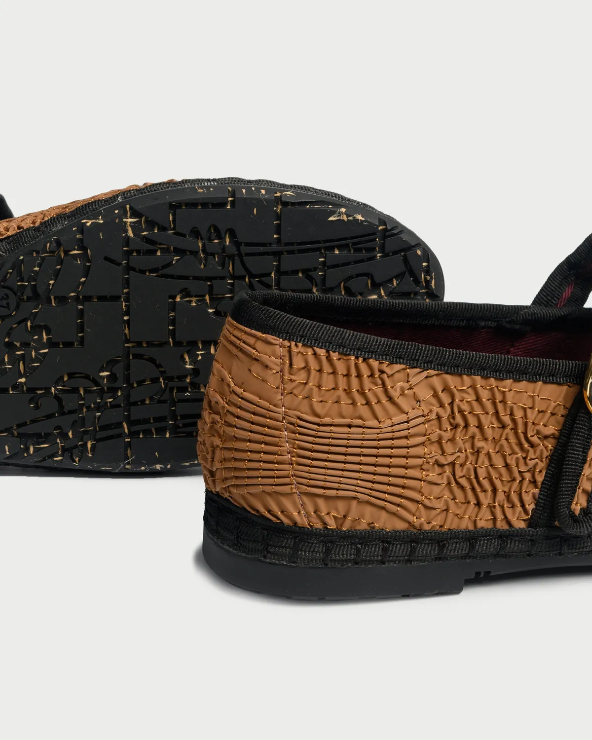Flagelus Pierre Cuir Brown balerini maro piele