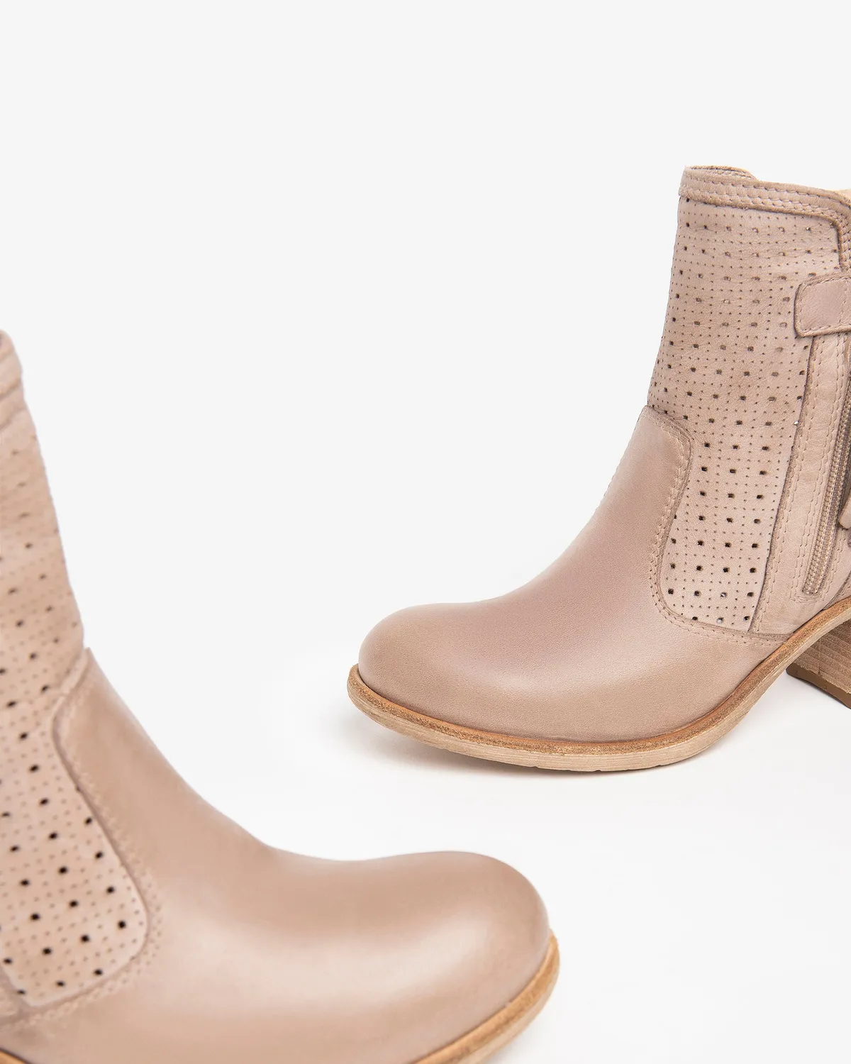NeroGiardini botine dama piele scurte glam
