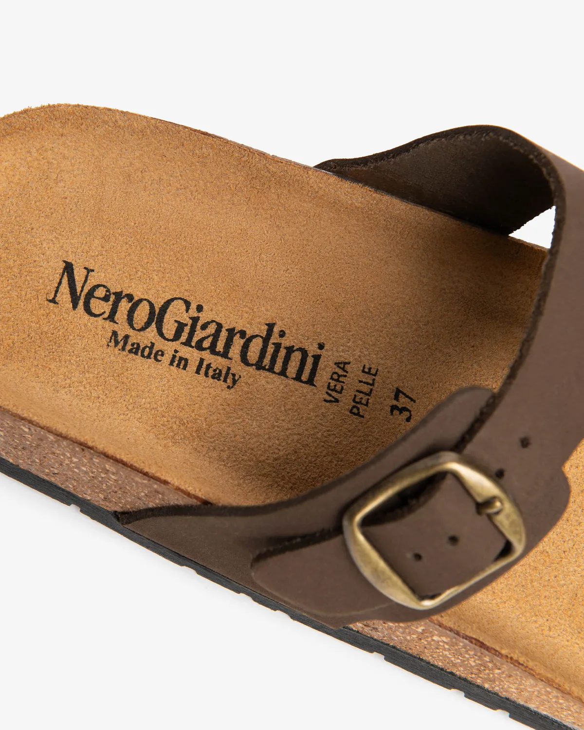 NeroGiardini papuci piele dama vara piele naturala
