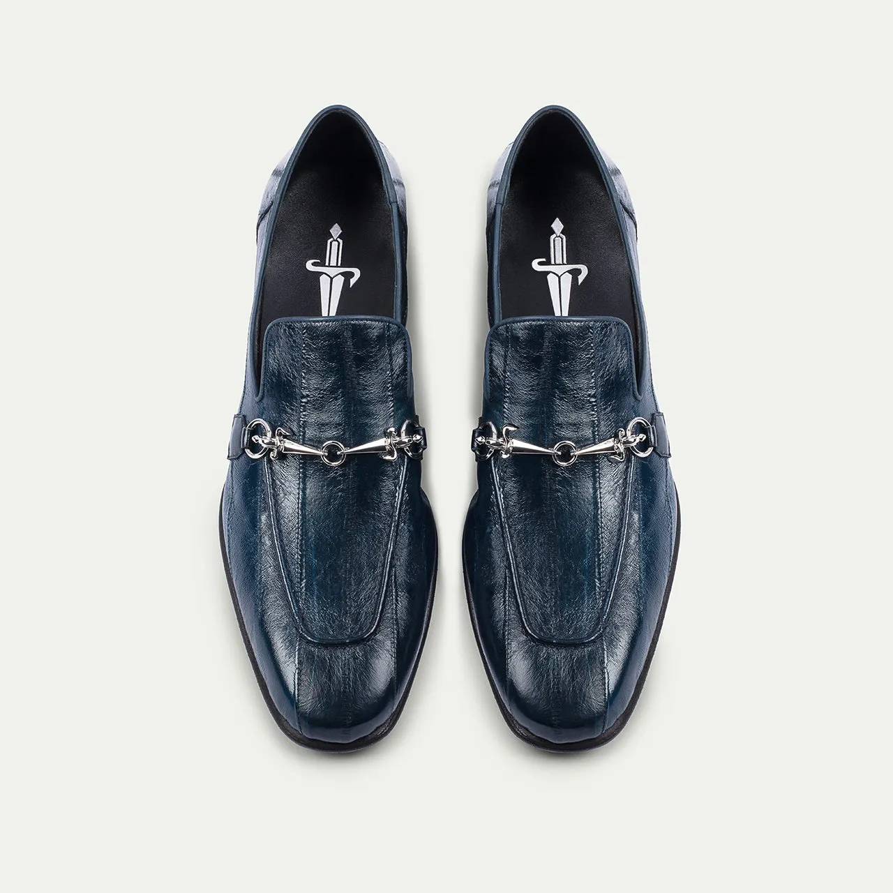 Cesare Paciotti Pocket mocasini barbati bleumarin piele de anghila