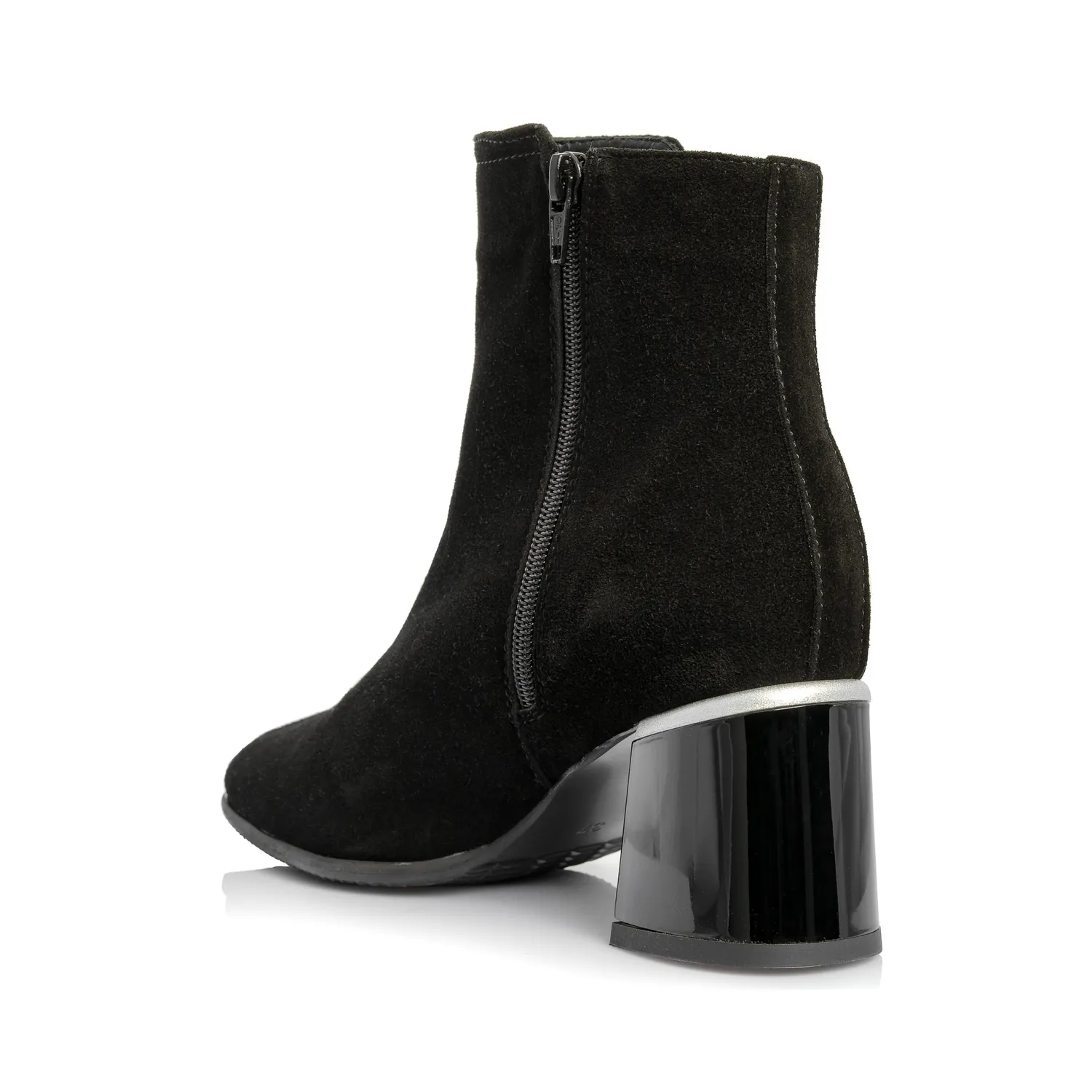 Catinca Shoes GX31TI NA ghete dama negru piele antilopa