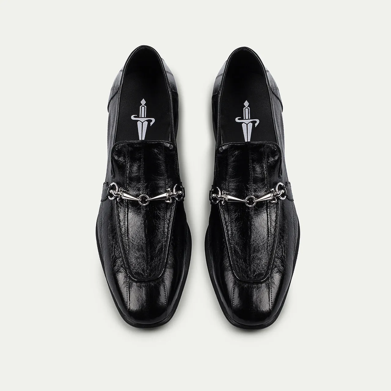 Cesare Paciotti Pocket mocasini barbati piele neagra anguila