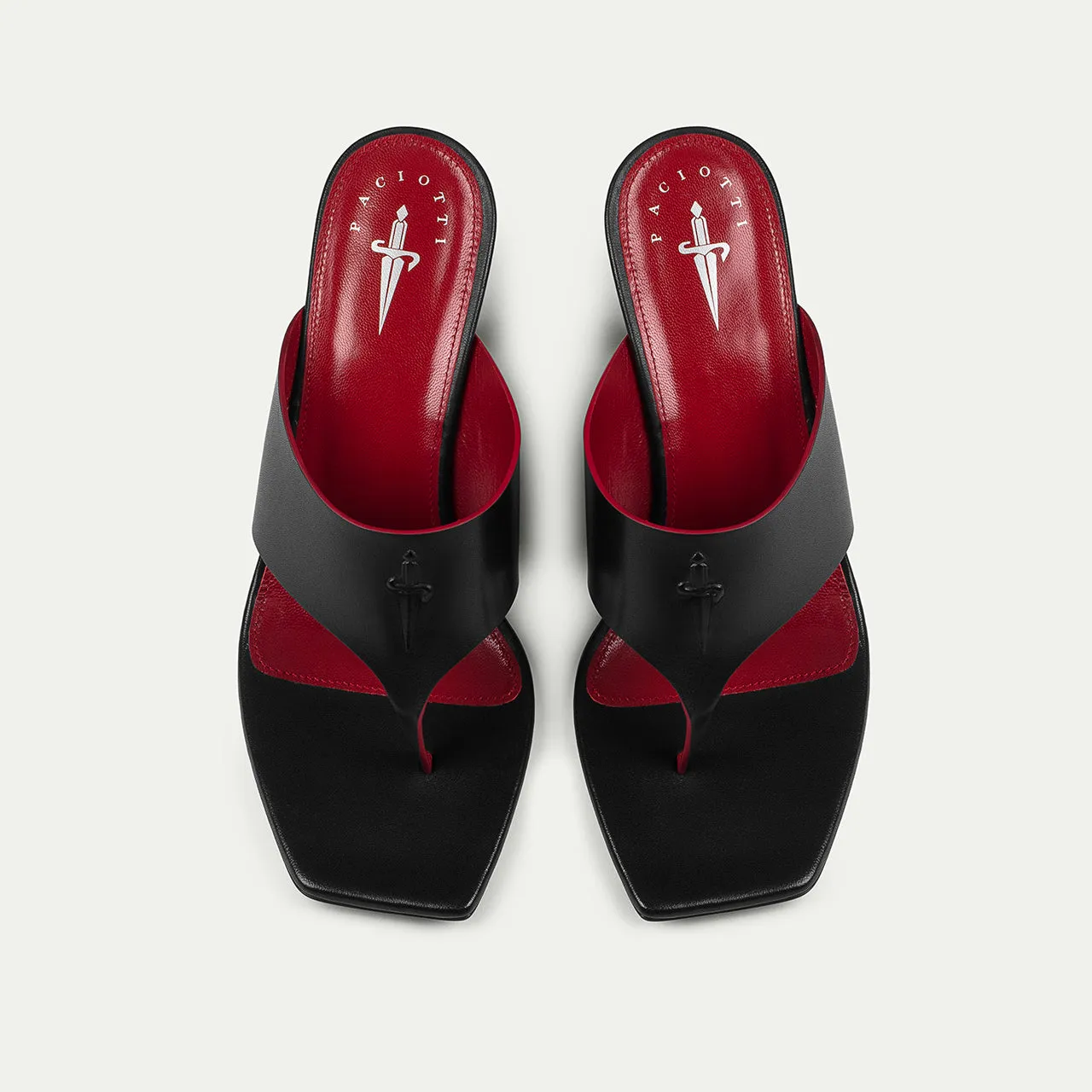 Sandale Cesare Paciotti Monroe dama negre piele