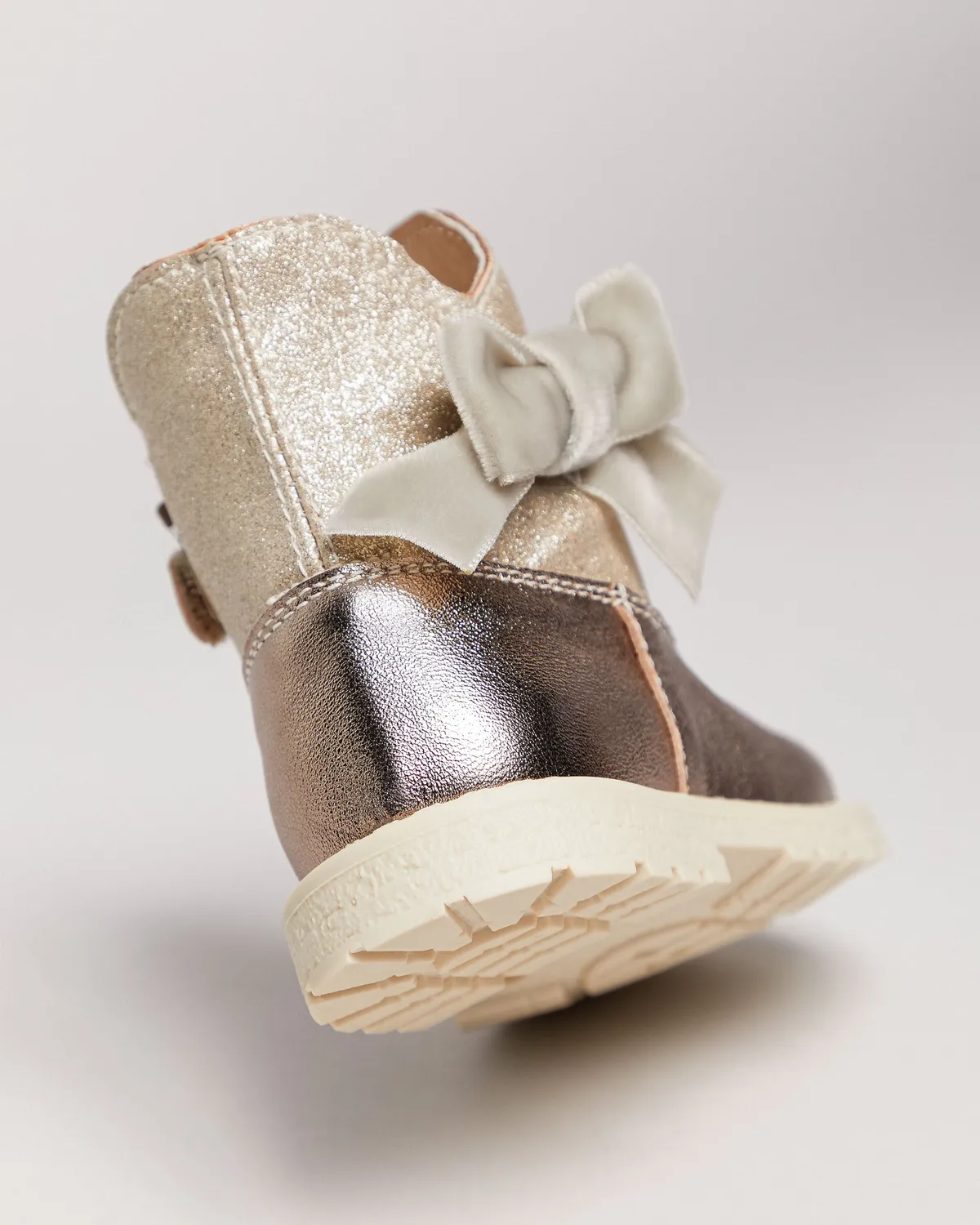 NeroGiardini botine fete piele si textil talpa usoara 19-24
