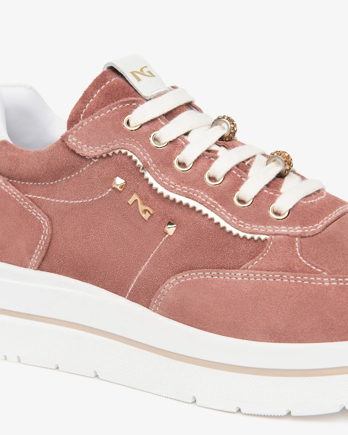 NeroGiardini sneakers dama piele intoarsa textil Dry-Go