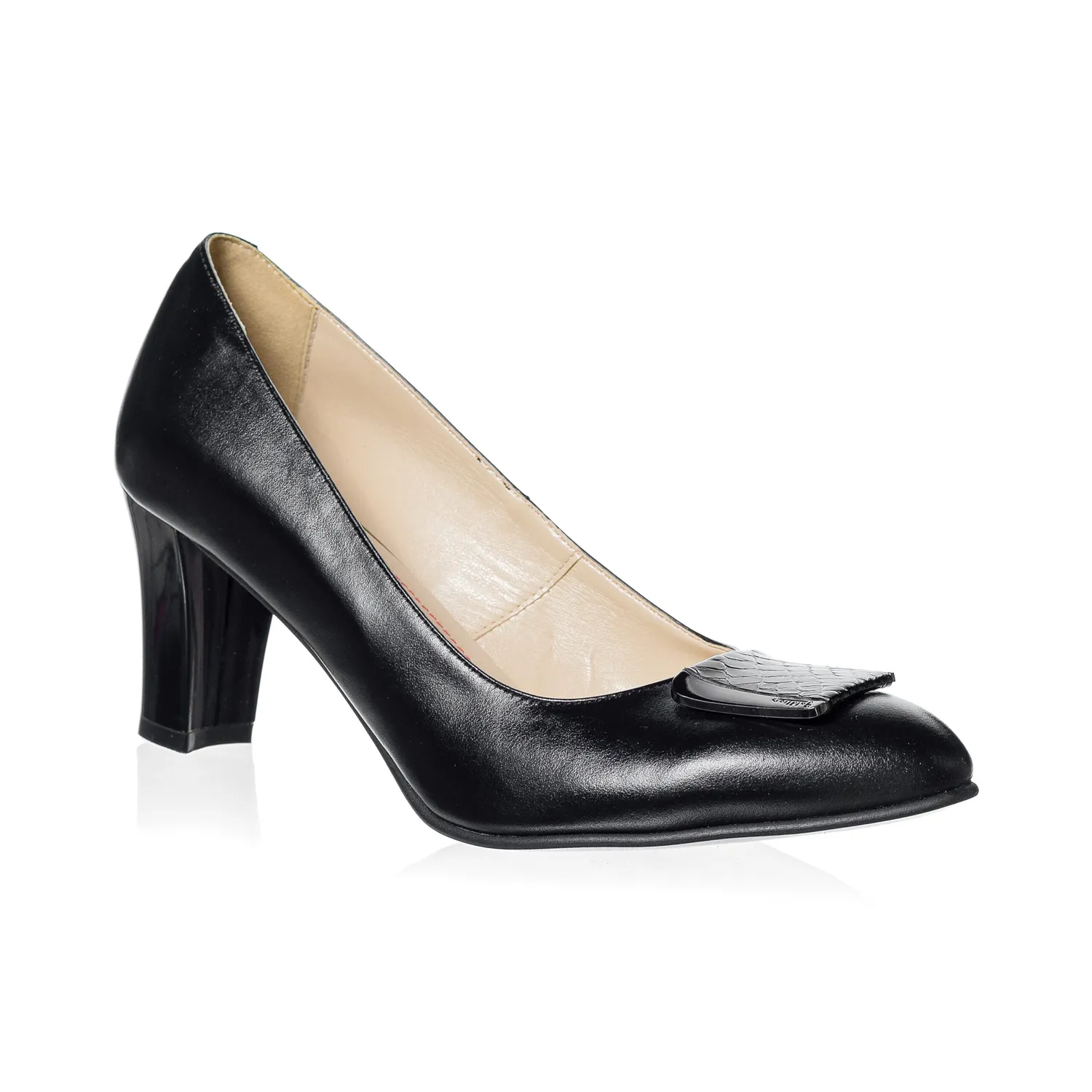 Catinca Shoes A35 NB pantofi piele negru box