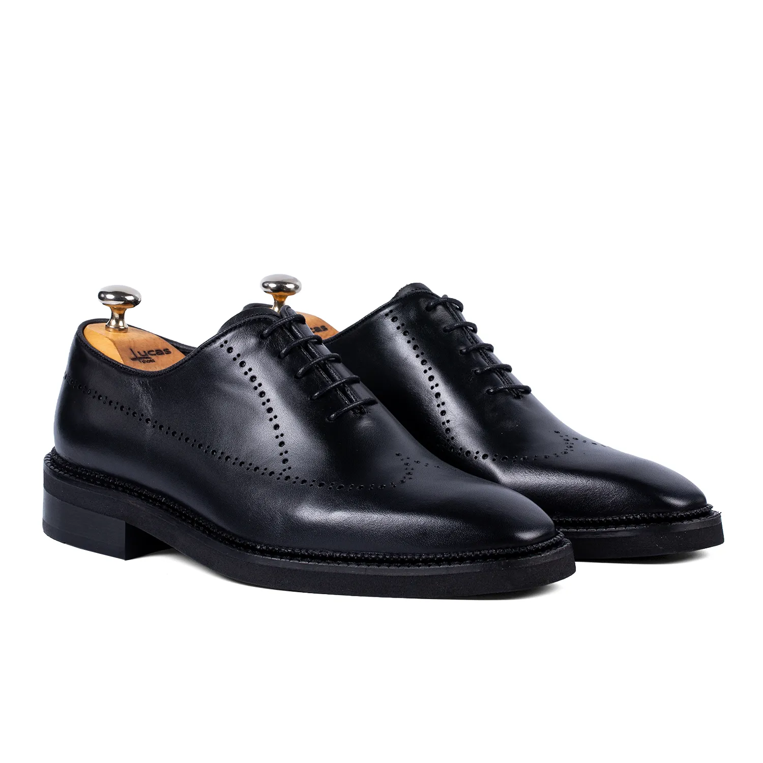 Lucas Shoes Elegant 906 Negru Box pantofi barbati piele