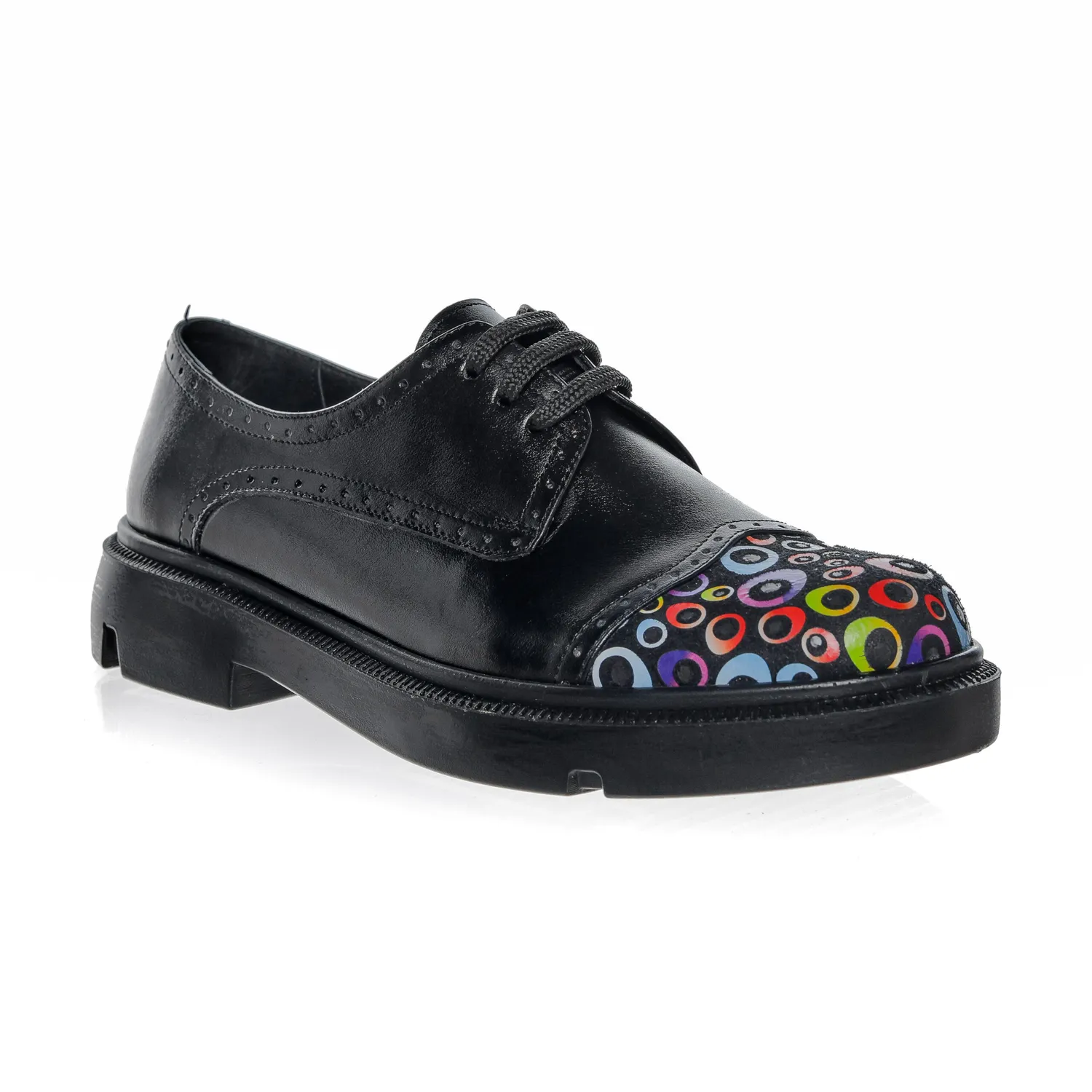 Catinca Shoes G11 NBCC pantofi dama piele naturala cerculete