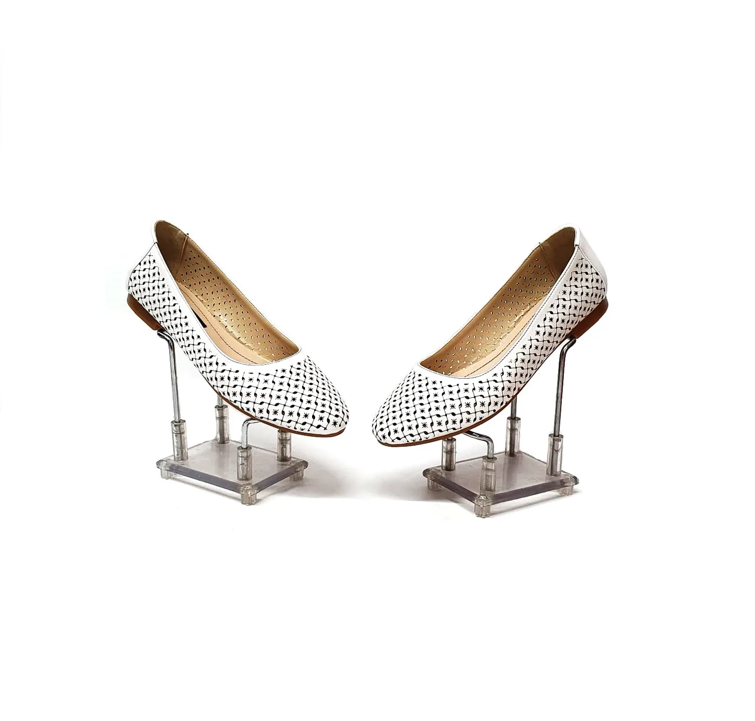 Catinca Shoes BL5 BS balerini dama piele naturala bej sidef